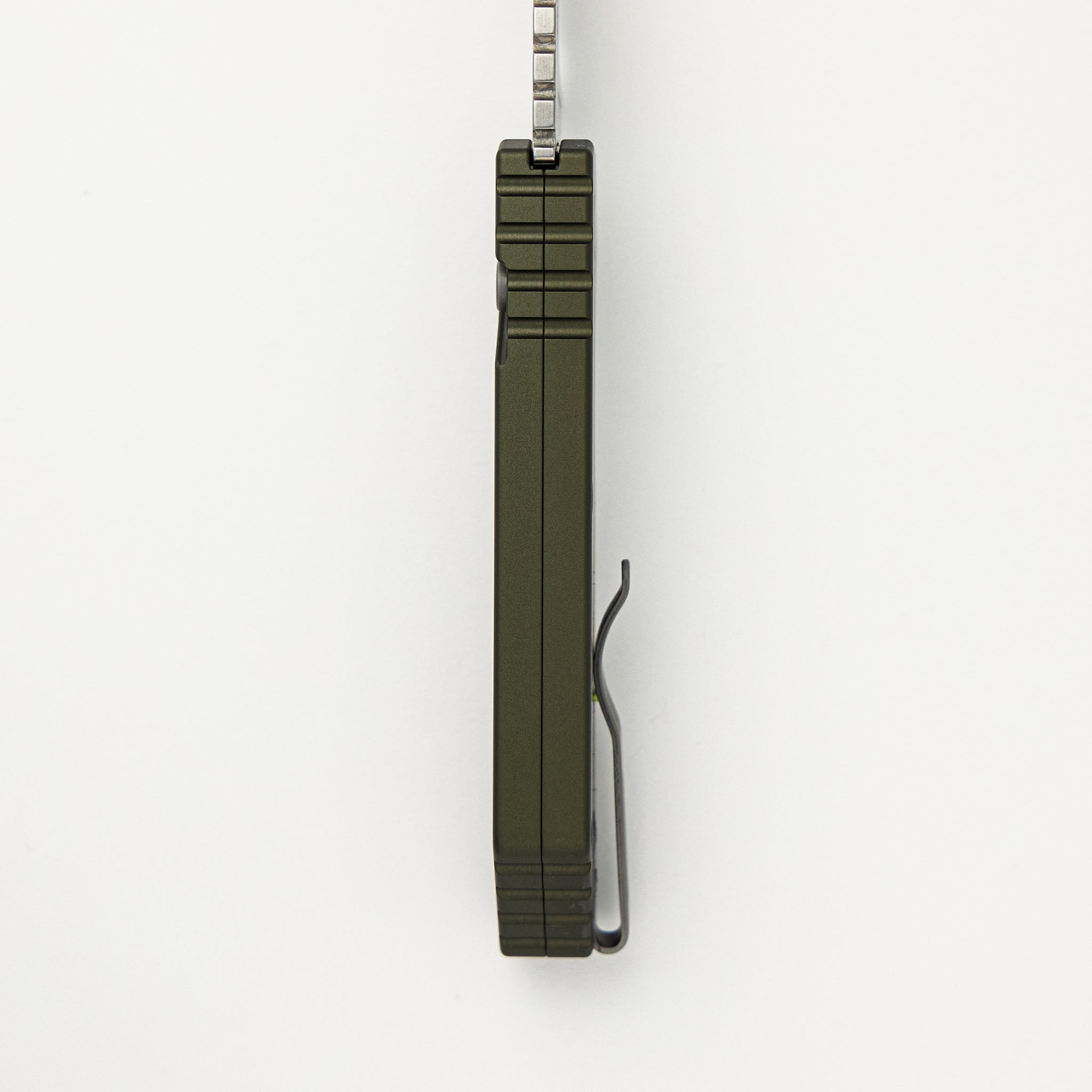 Strider PT Auto – Solid Green Handle Stonewash Magnacut Blade PT201-GREEN