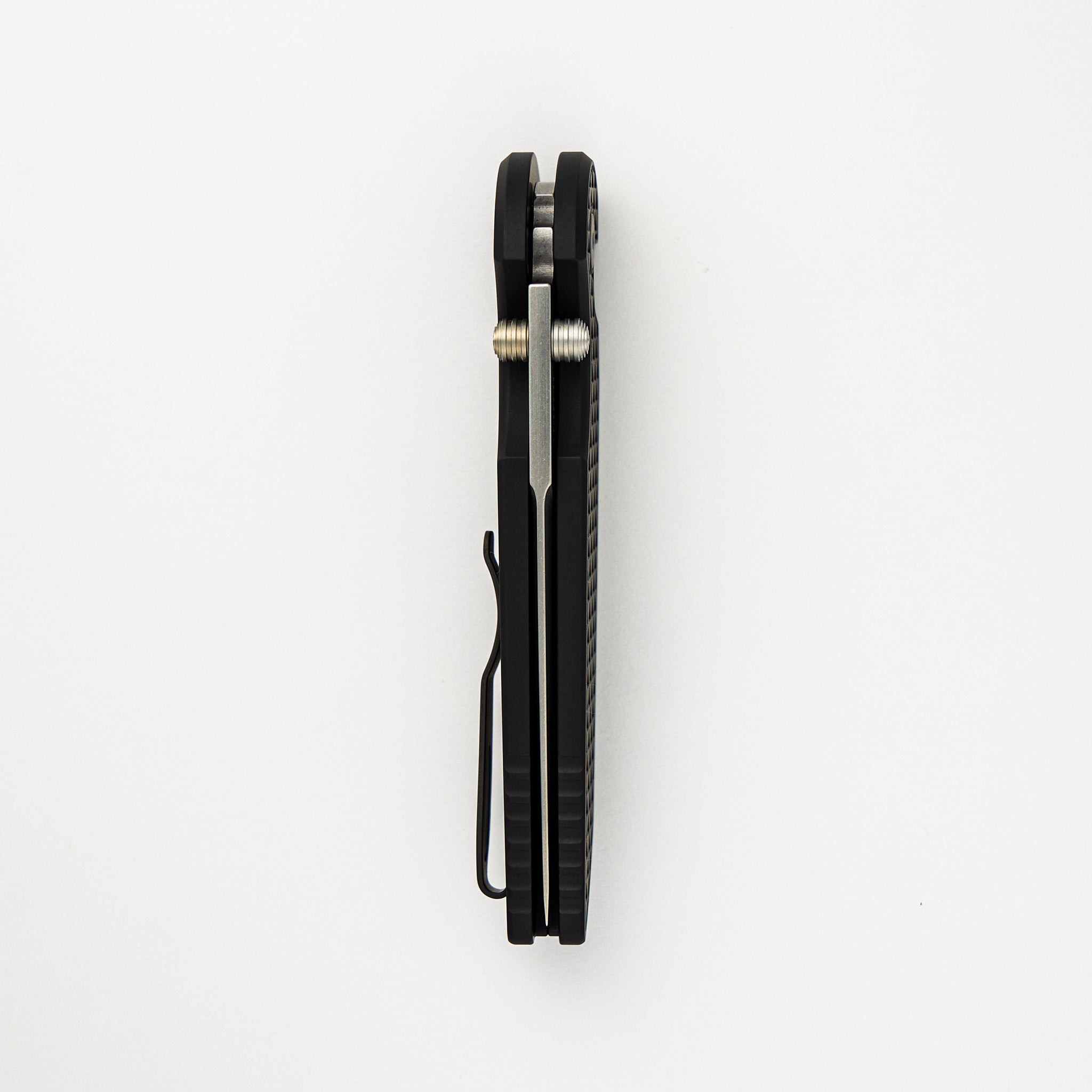 TR-3 Integrity - "Relic" Textured Black Aluminum Handle - S35VN Blade - INT105