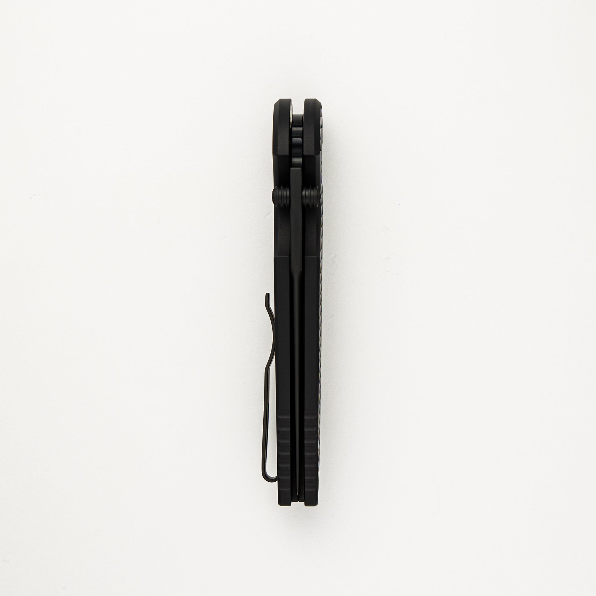 TR-3 Integrity - Black "Relic" Textured Handle - DLC Black S35VN Blade - INT106