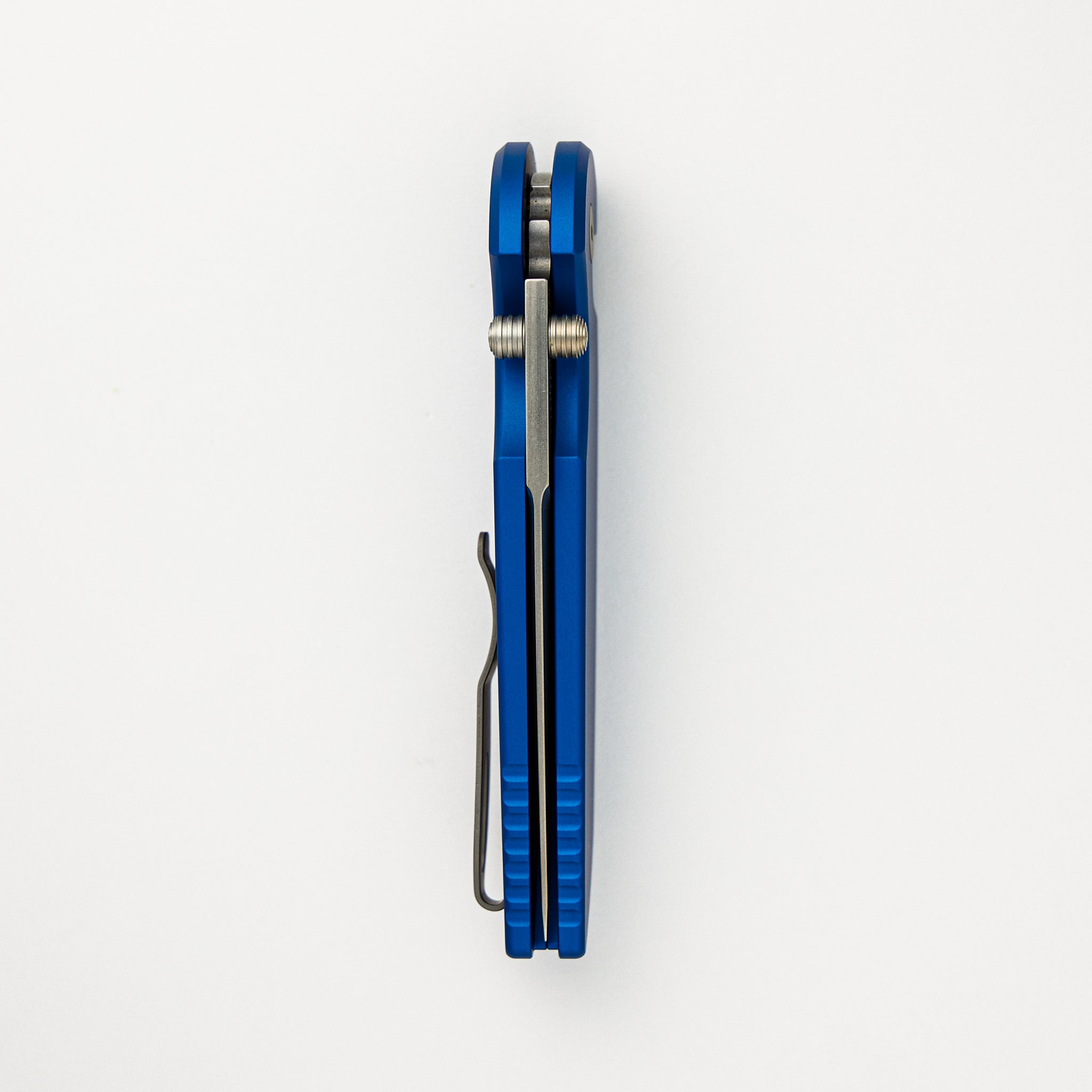 TR-3 Integrity - Blue Aluminum Handle - S35VN Blade - INT101-BLUE