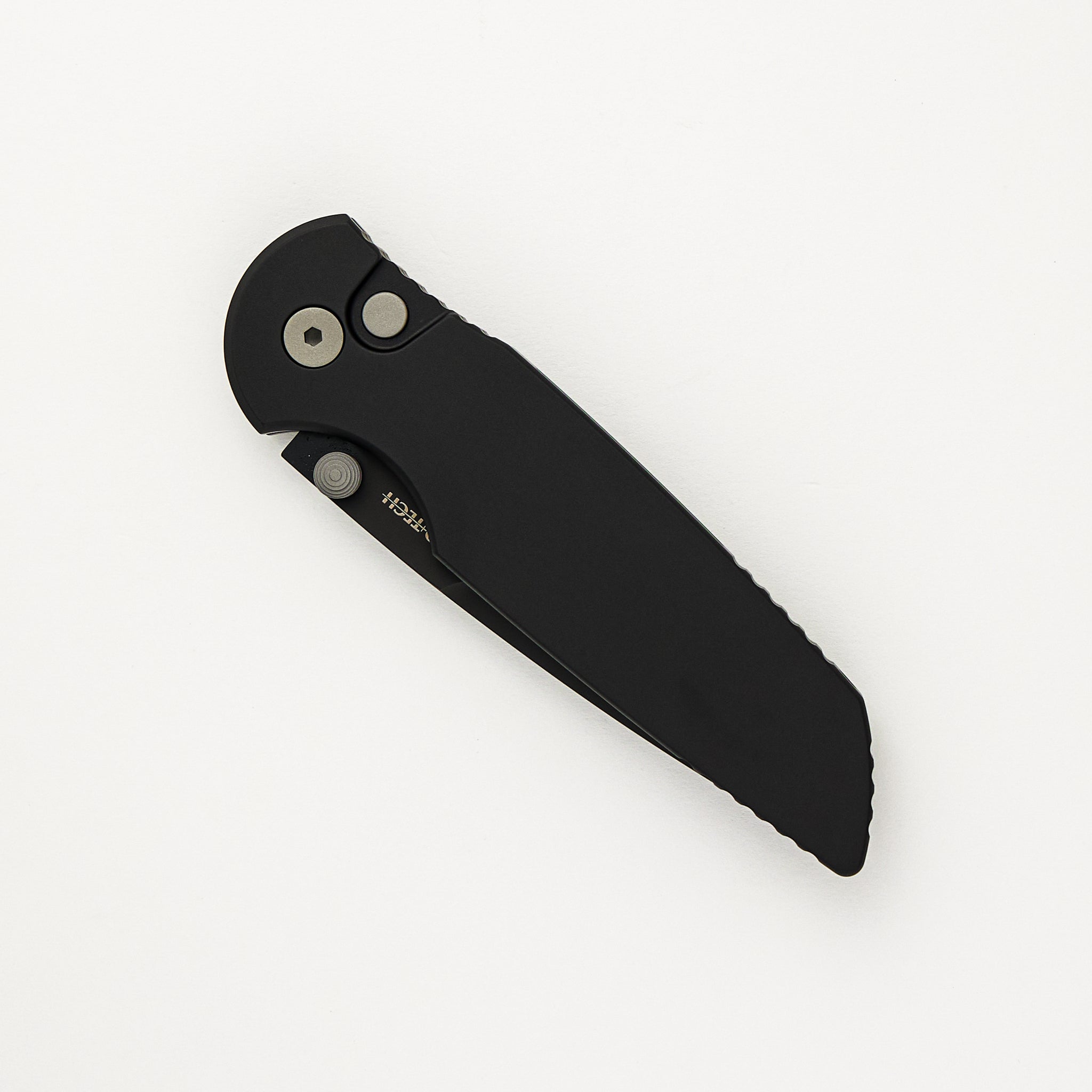 TR-3 Integrity - INT103 - Black Aluminum Handle - DLC Black S35VN Blade