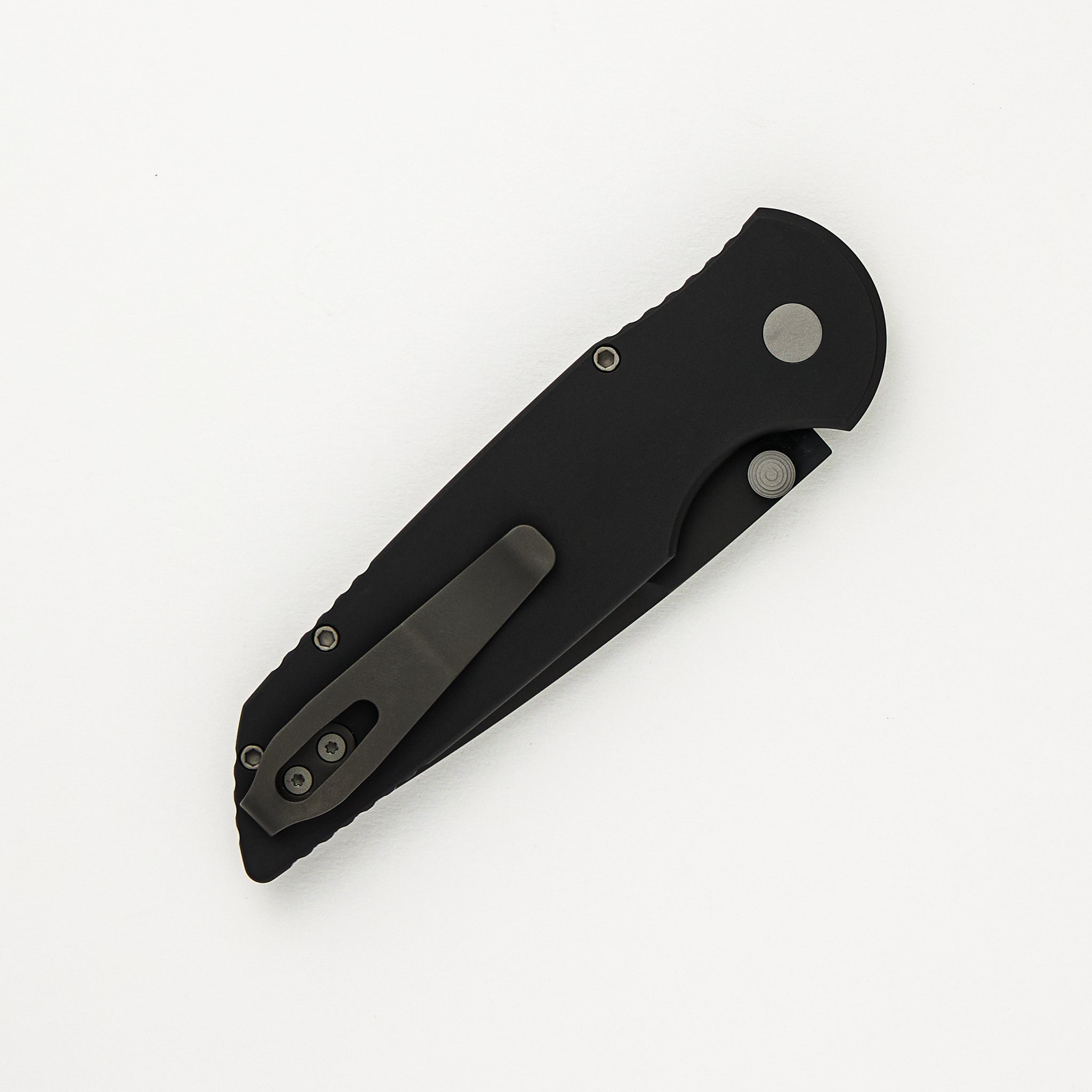 TR-3 Integrity - INT103 - Black Aluminum Handle - DLC Black S35VN Blade