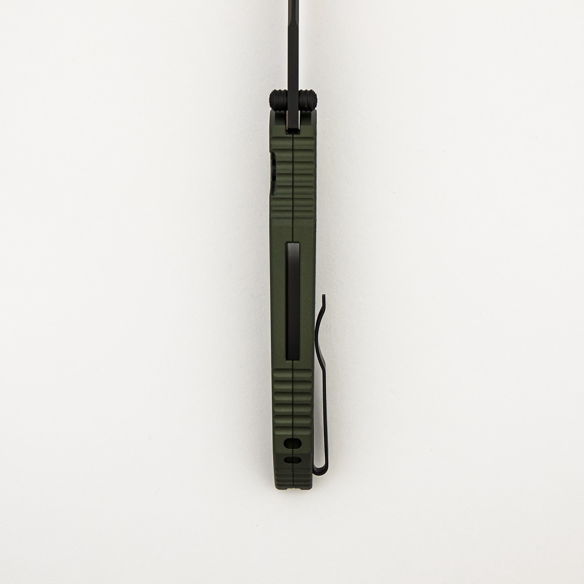 TR-3 Integrity - Green "Relic" Textured Handle - DLC Black S35VN Blade - INT106-GREEN