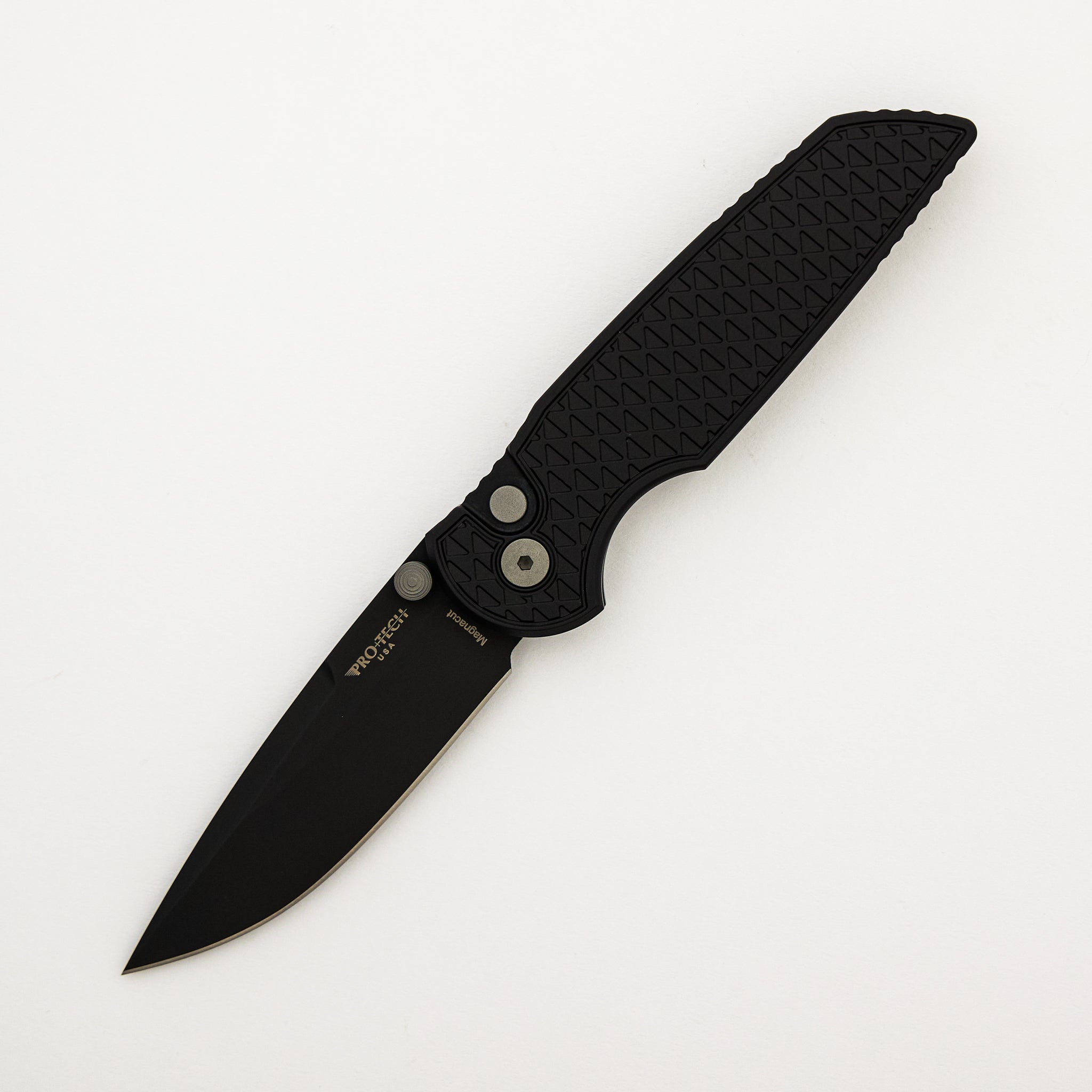 TR-3 Integrity - INT1106 - "Relic" Textured Black Handle - DLC Black MagnaCut Blade
