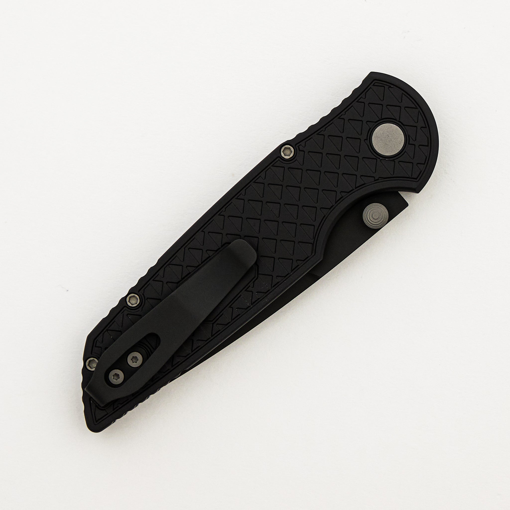 TR-3 Integrity - INT1106 - "Relic" Textured Black Handle - DLC Black MagnaCut Blade