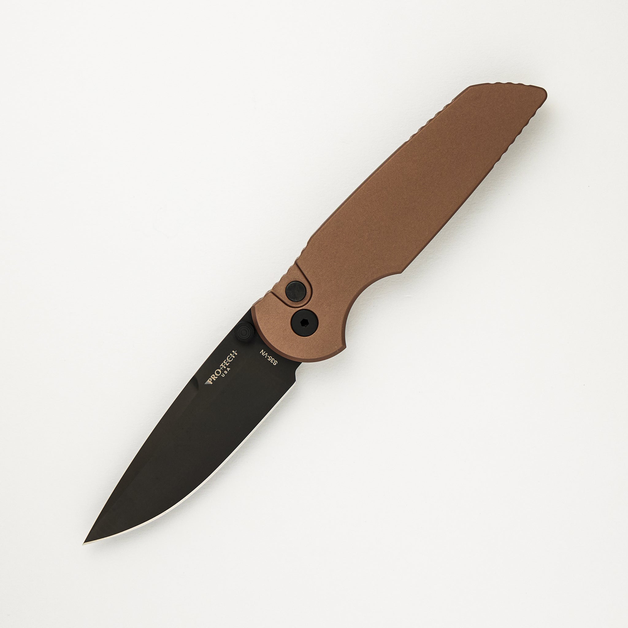 TR-3 Integrity - INT103-FDE - Smooth Flat Dark Earth Aluminum Handle - DLC Black S35VN Blade