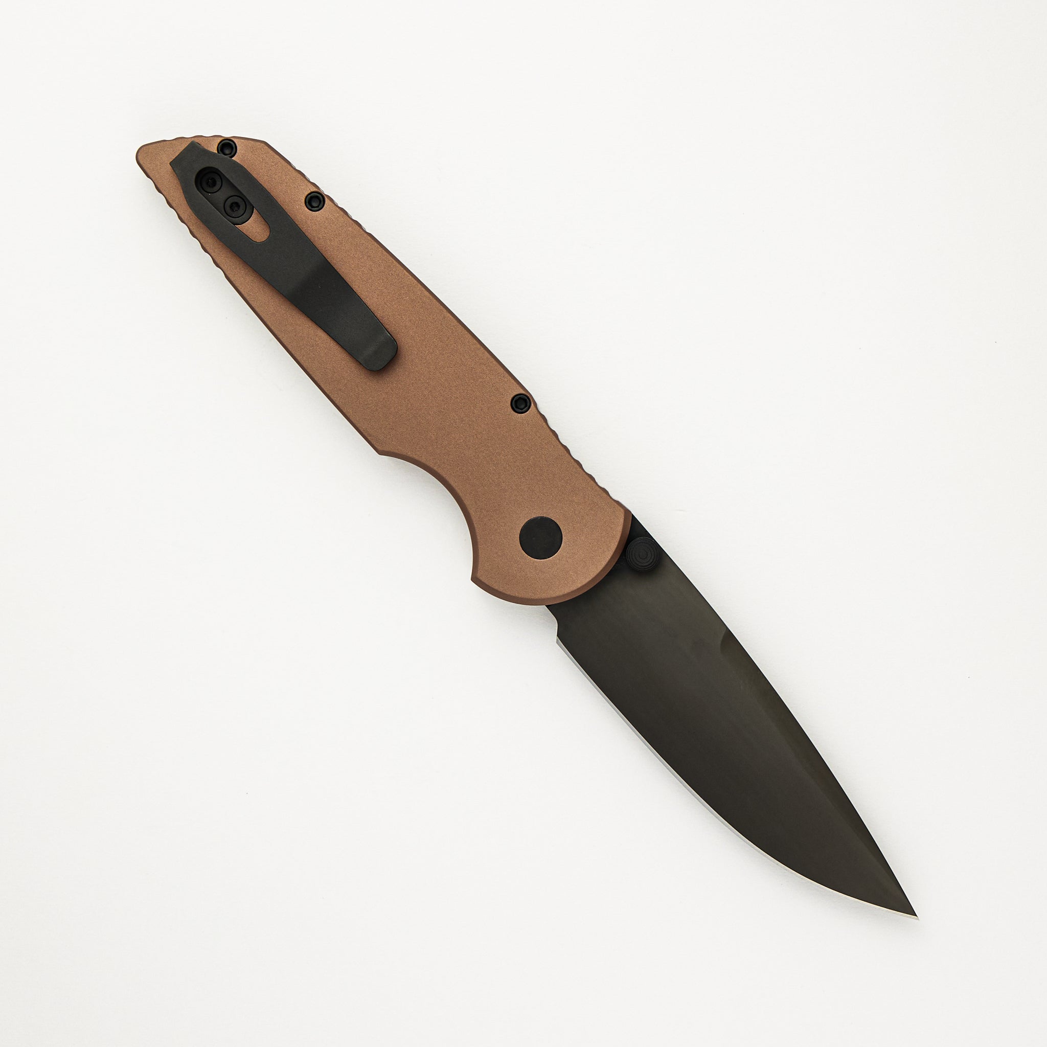 TR-3 Integrity - INT103-FDE - Smooth Flat Dark Earth Aluminum Handle - DLC Black S35VN Blade