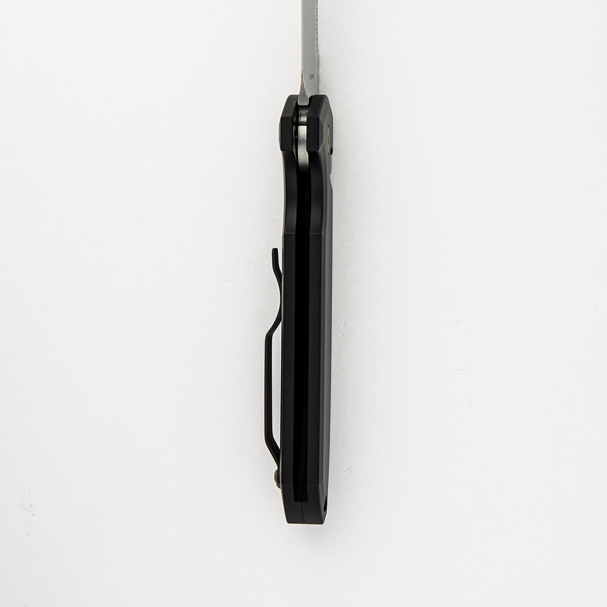 Rockeye Auto – Solid Black Handle – Stonewash CPM-S35VN Blade LG301