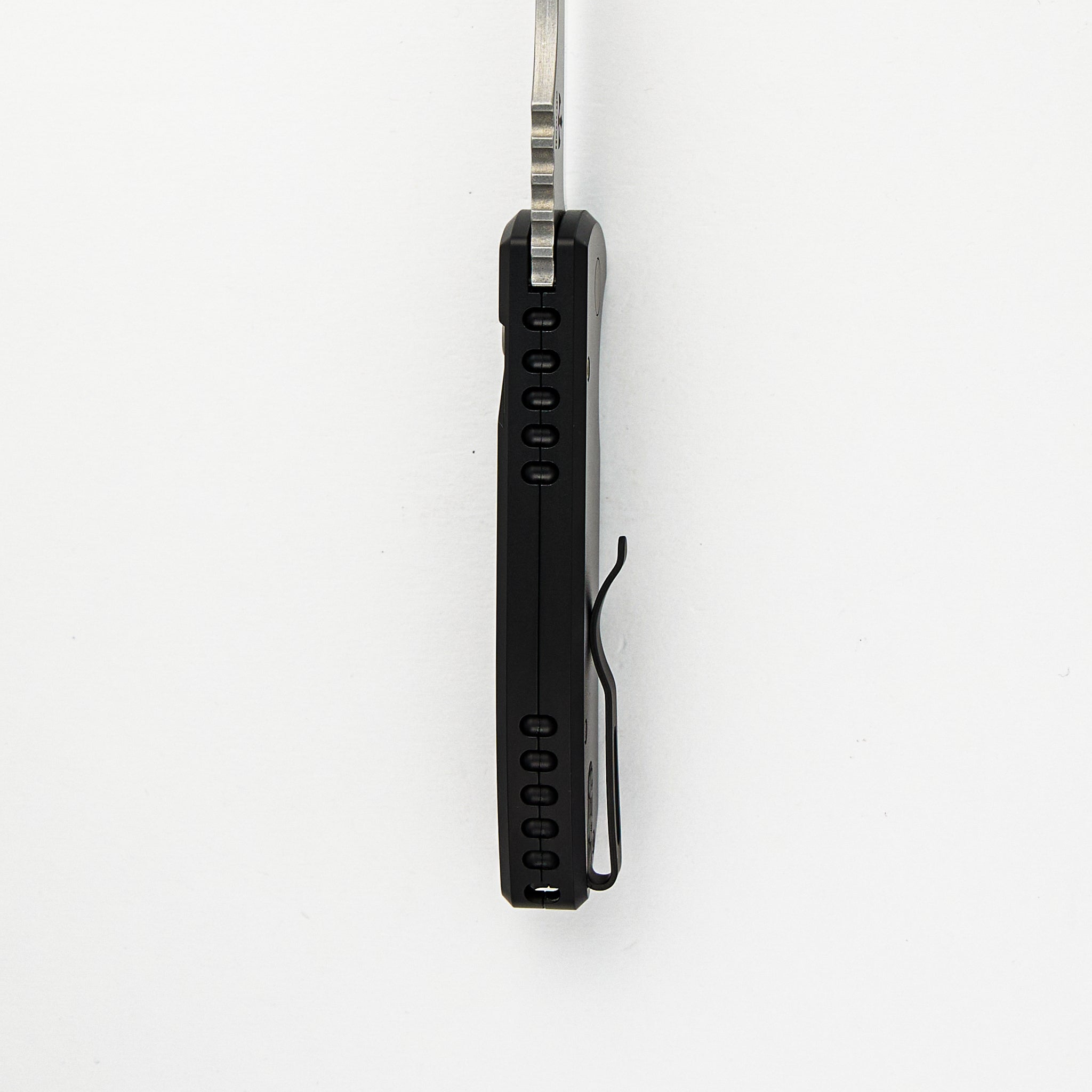SBR – Smooth Black Handle – Stonewashed S35VN Blade LG401