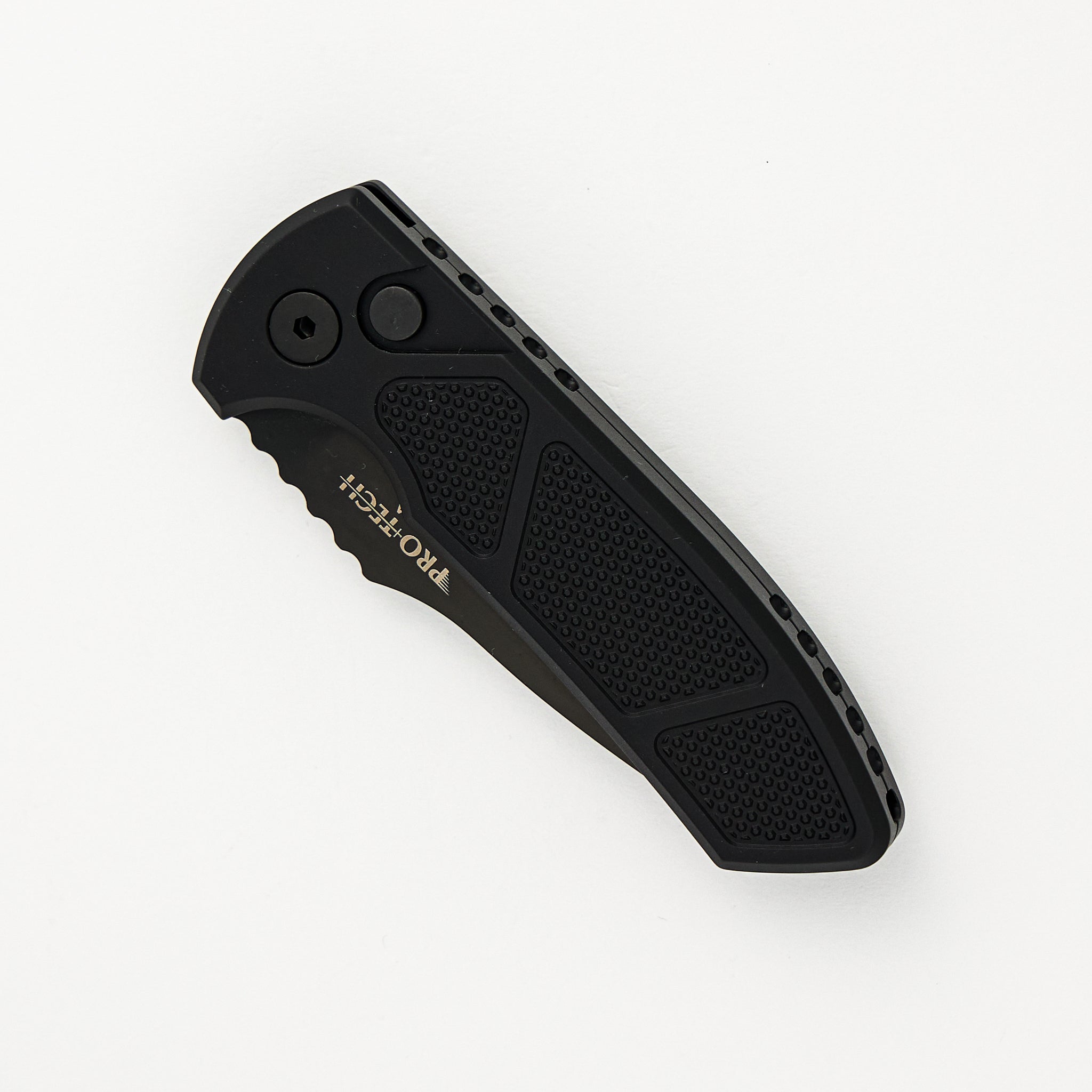 SBR – Black Handle W- Knurling – Black S35VN Blade LG407