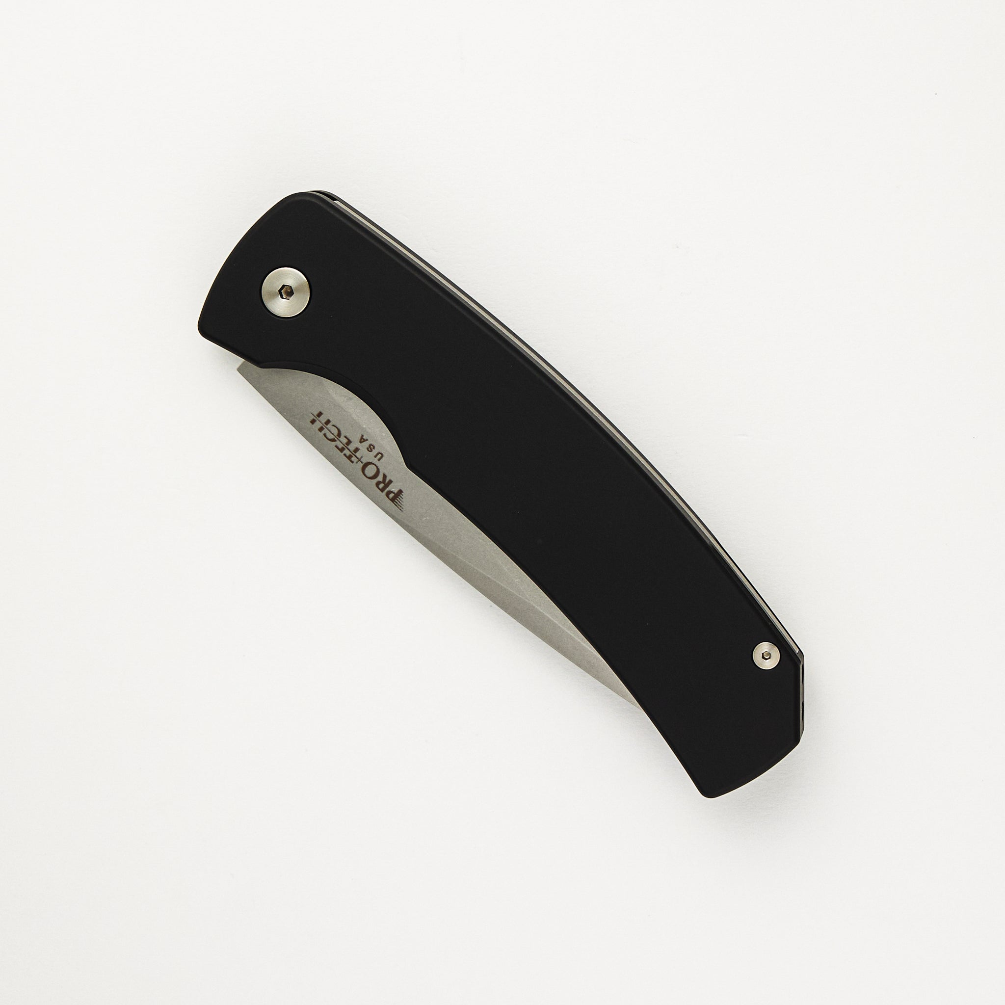 M2601 Magic 2 "Whiskers" - Solid Black Handle - Stonewash 154CM Blade