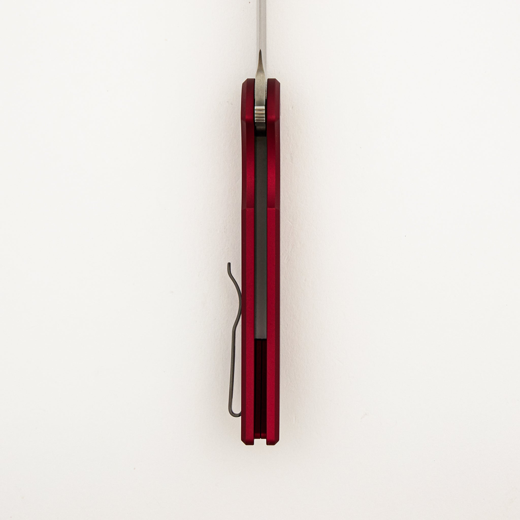 Mordax - MX101-RED - Solid Red Handle - Stonewash CPM-20CV Blade