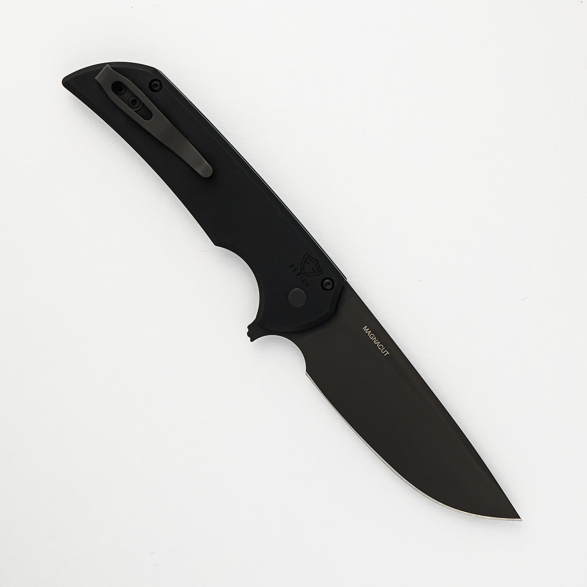 Mordax MX103 - Solid Black Handle, DLC Magnacut Blade