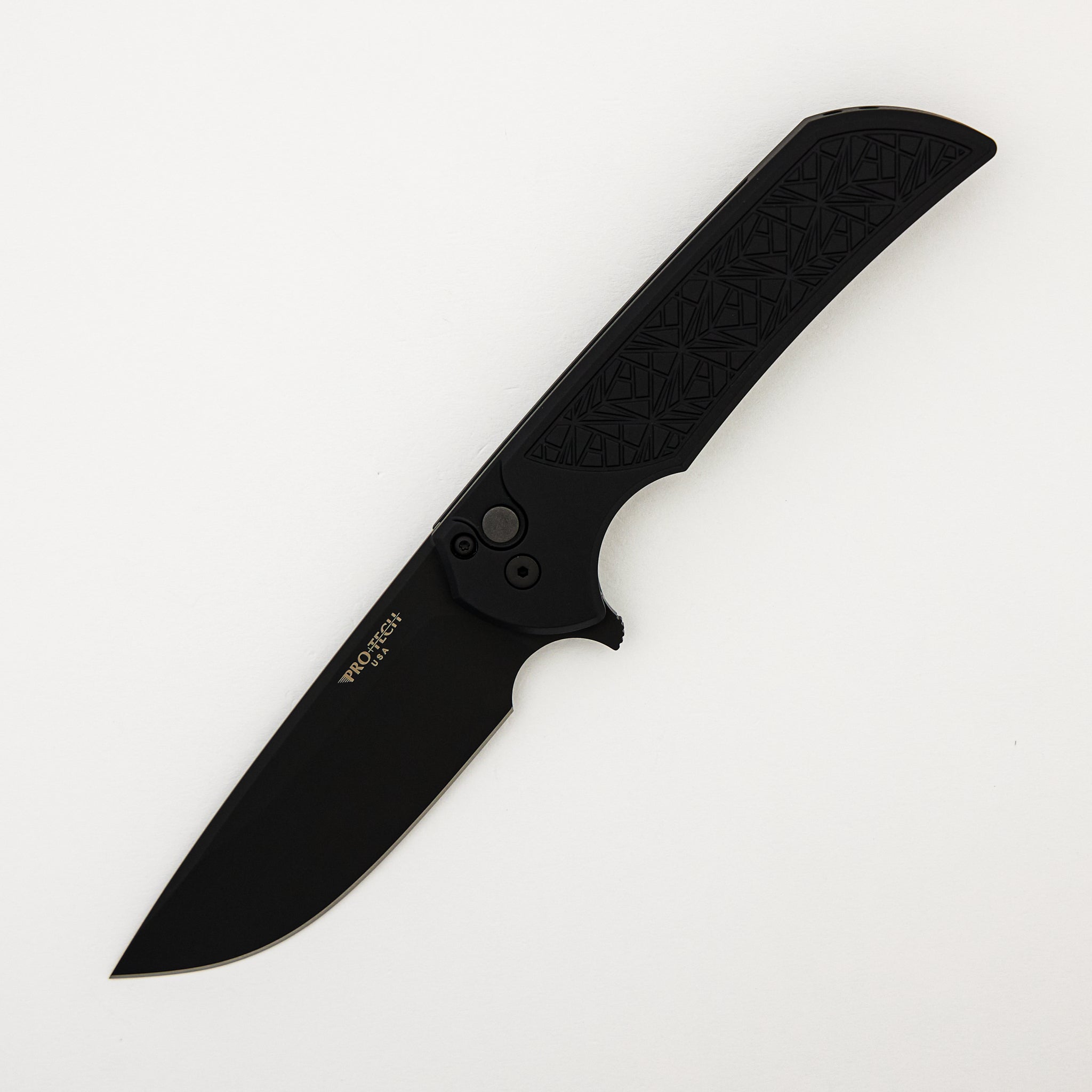 Mordax - MX106-NEXUS - Black "Nexus" Textured Handle - DLC Black MagnaCut Blade