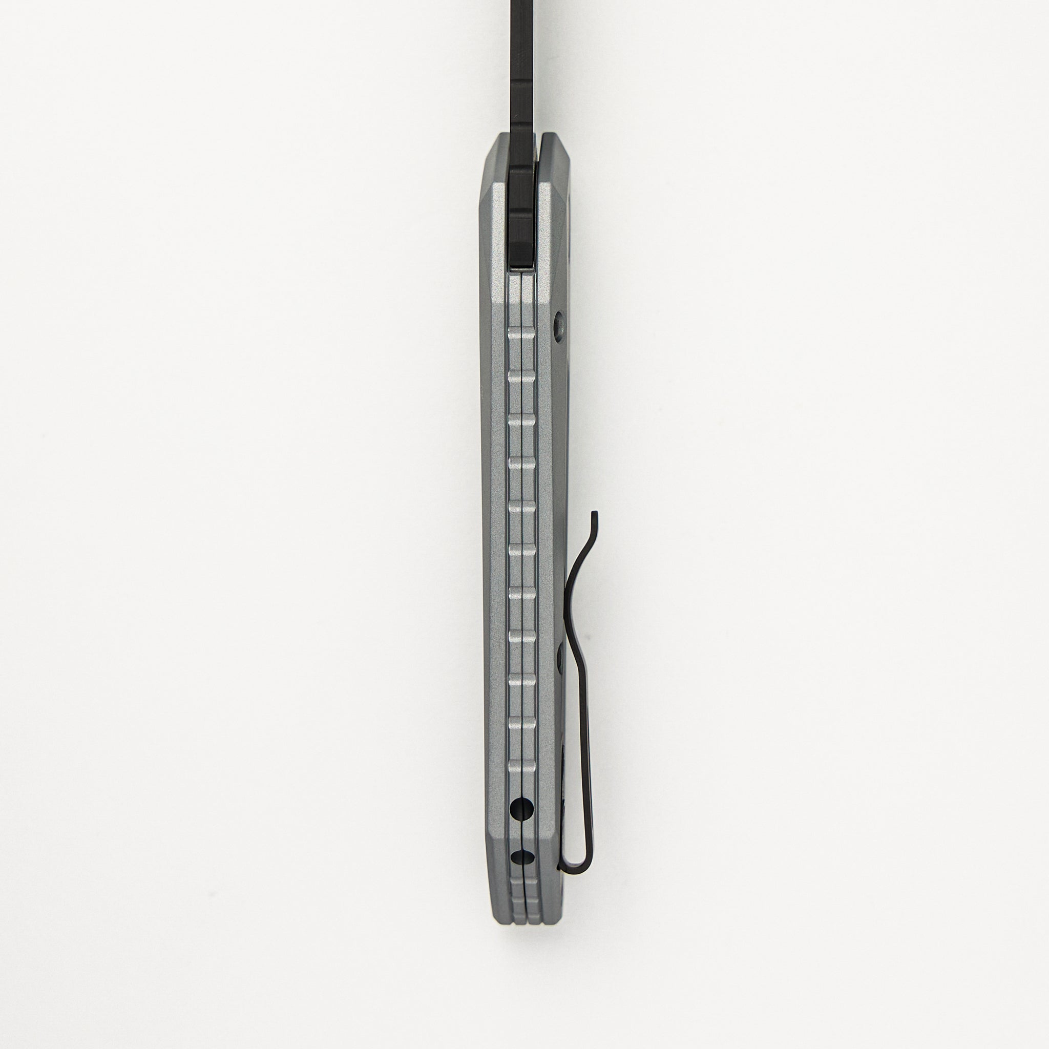 Oligarch - 2024.BLADEWEST.05 - Solid Grey Handle - 2-Tone DLC MagnaCut Blade (Sinkevich Design)