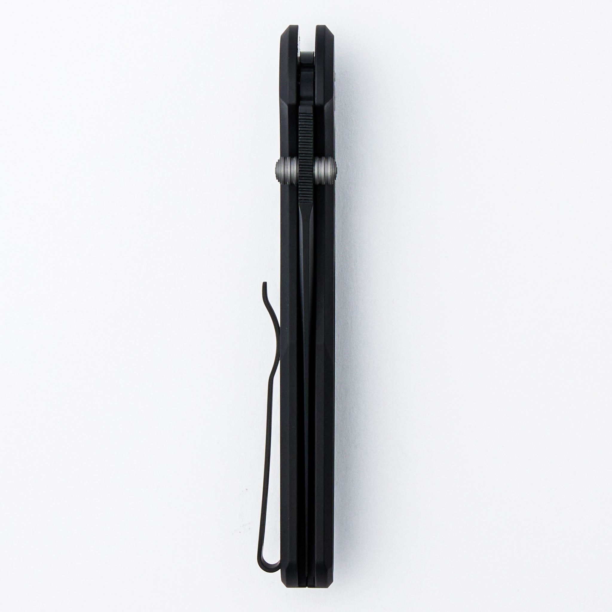 Avalon - PN1103- Knurled Black Aluminum Handle - DLC Black MagnaCut Blade (Peace Neighbor Design)