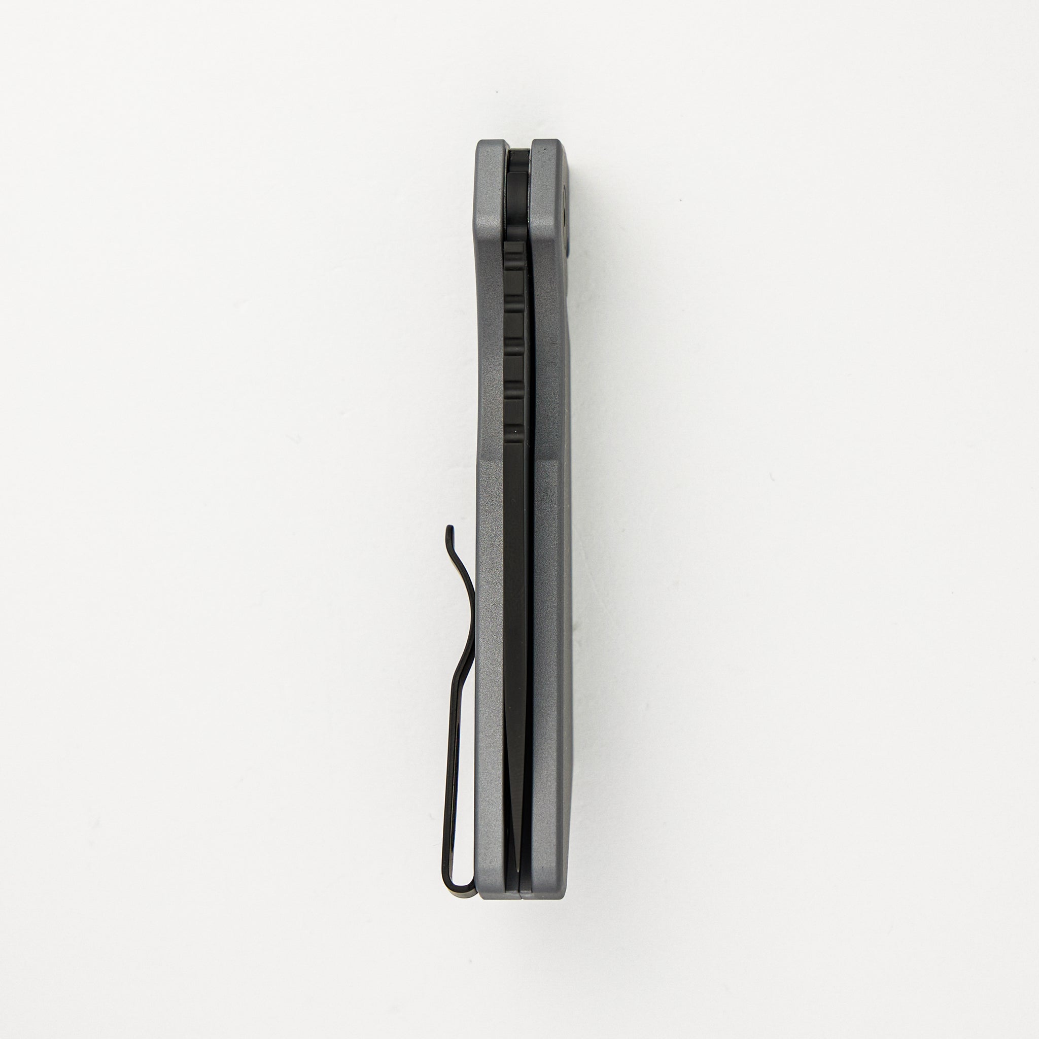 Strider PT+ Auto PT203-GREY – Grey Aluminum Handle - DLC Black MagnaCut Blade