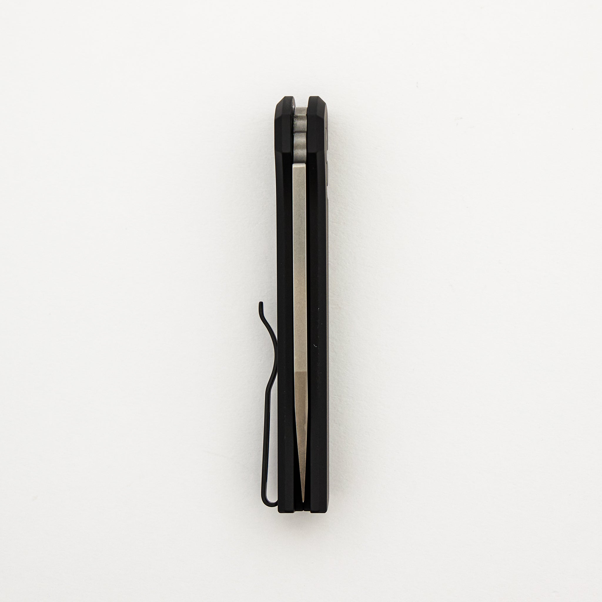 Scapegoat Compact - RCS1101 - Solid Black Aluminum Handle - Stonewash MagnaMax Blade (Ramon Chaves Design)