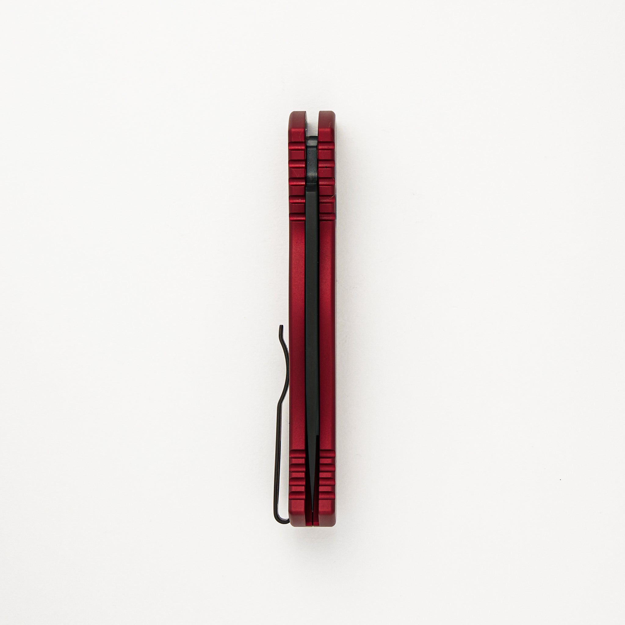 Tactical Response 2 Auto - Solid Red Aluminum Handle - DLC Black MagnaCut Blade - T203-RED