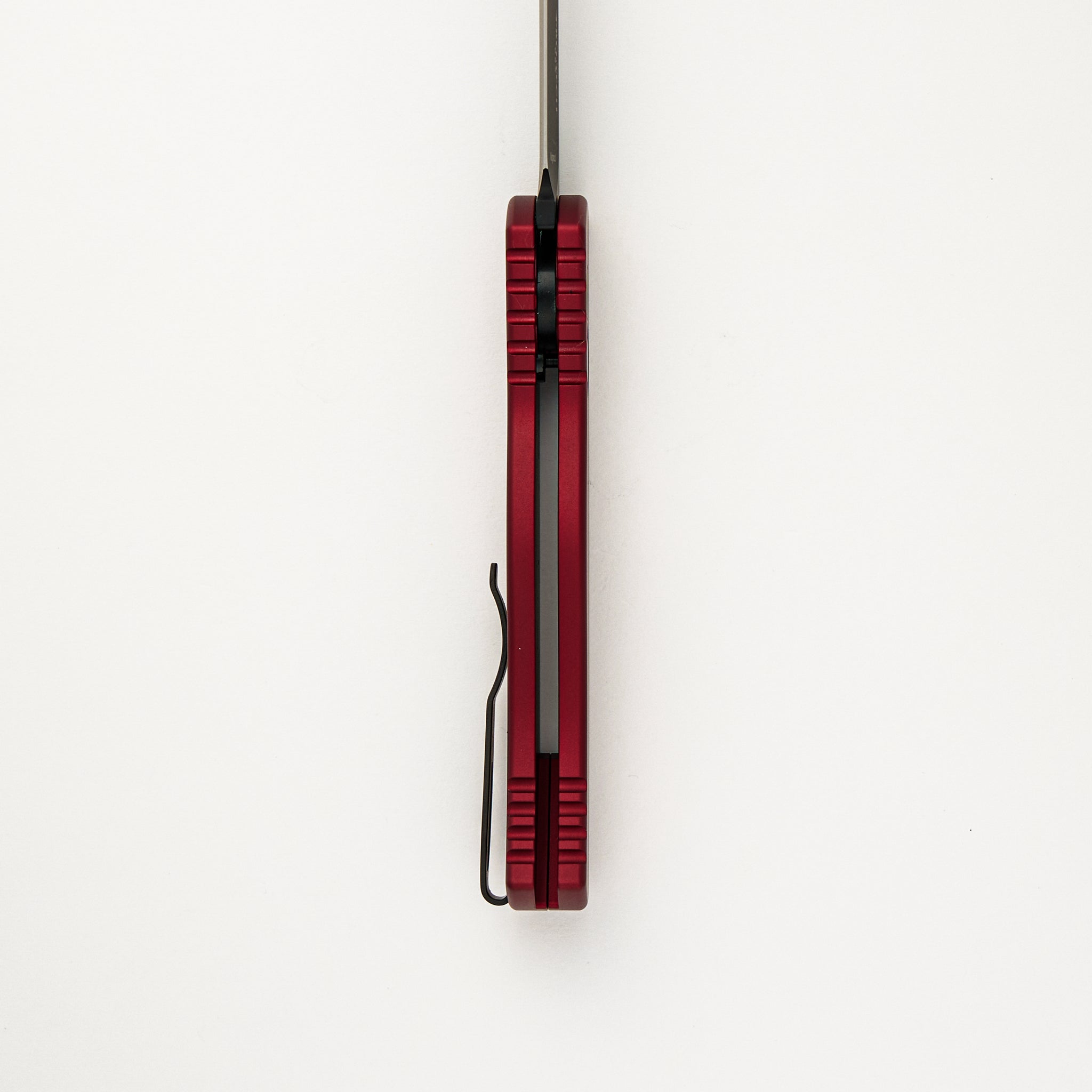 Tactical Response 2 Auto - Solid Red Aluminum Handle - DLC Black MagnaCut Blade - T203-RED