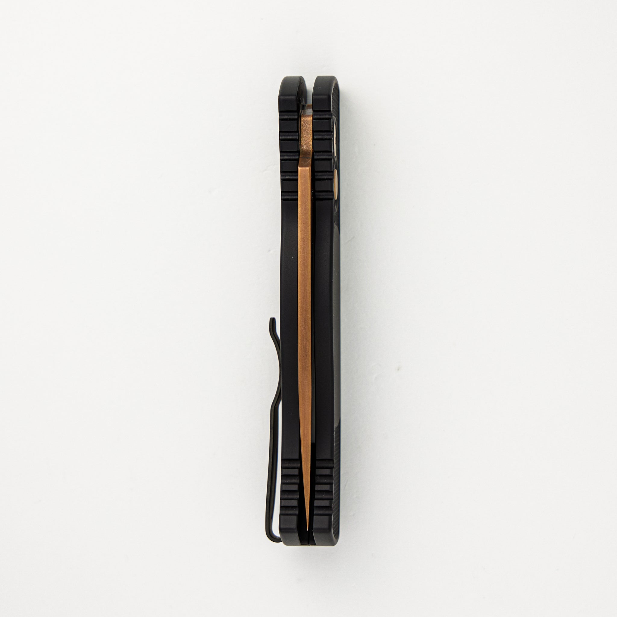 Tactical Response 2 - Black Handle With Textured Corners - Rose Gold MagnaCut Blade T203-RG
