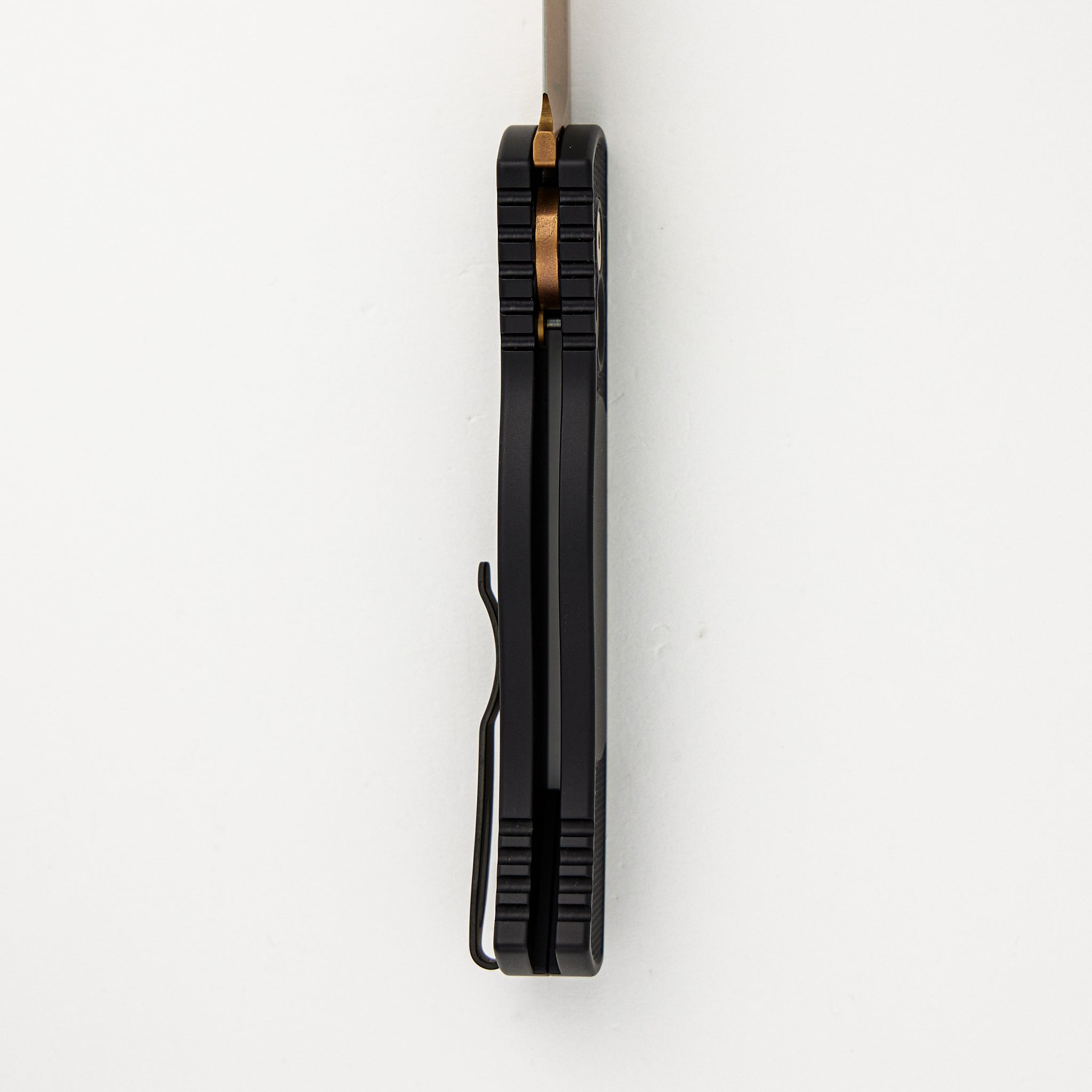 Tactical Response 2 - Black Handle With Textured Corners - Rose Gold MagnaCut Blade T203-RG