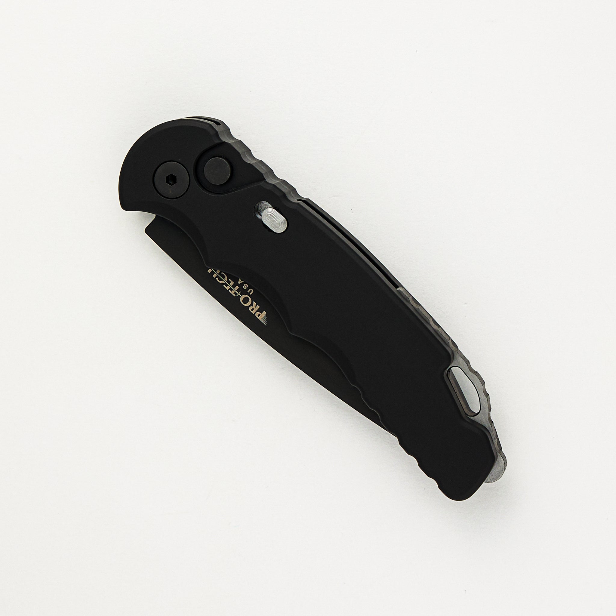 TR-5 Auto - Black Handle - Black DLC S35VN Blade - T503