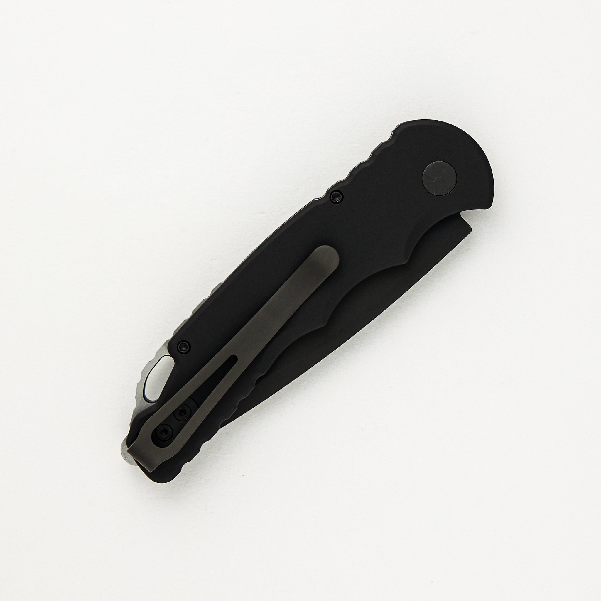 TR-5 Auto - Black Handle - Black DLC S35VN Blade - T503