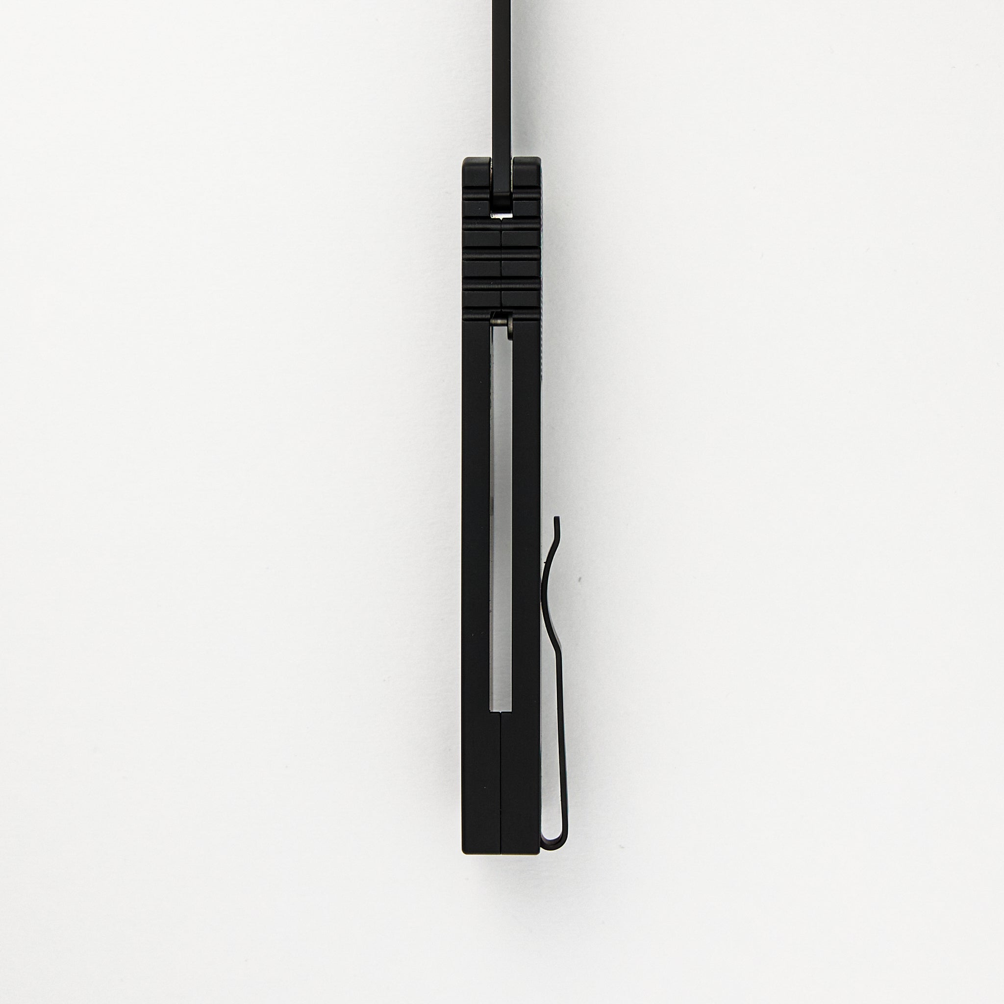 TR-2 Skull Blade Show 2024 - Black Handle, Shaw Sterling Silver Skull, MOP Button, Black MagnaCut Blade