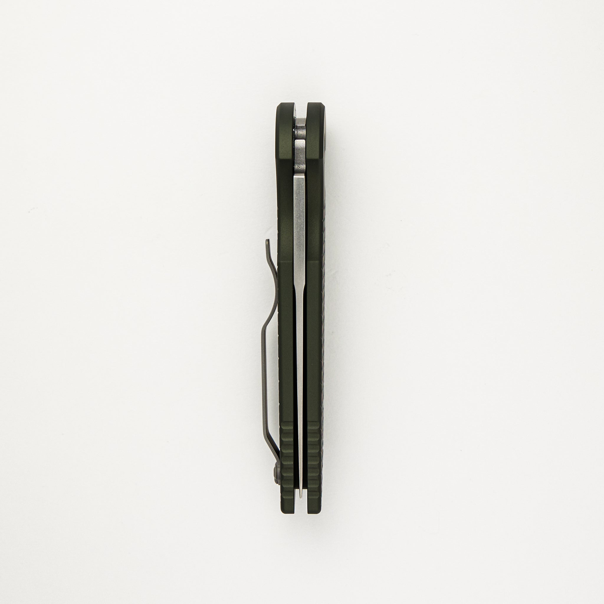 Tactical Response 3 - TR-3 X1 SW Green - Green "Fish Scale" Handle - Stonewash 154CM Blade