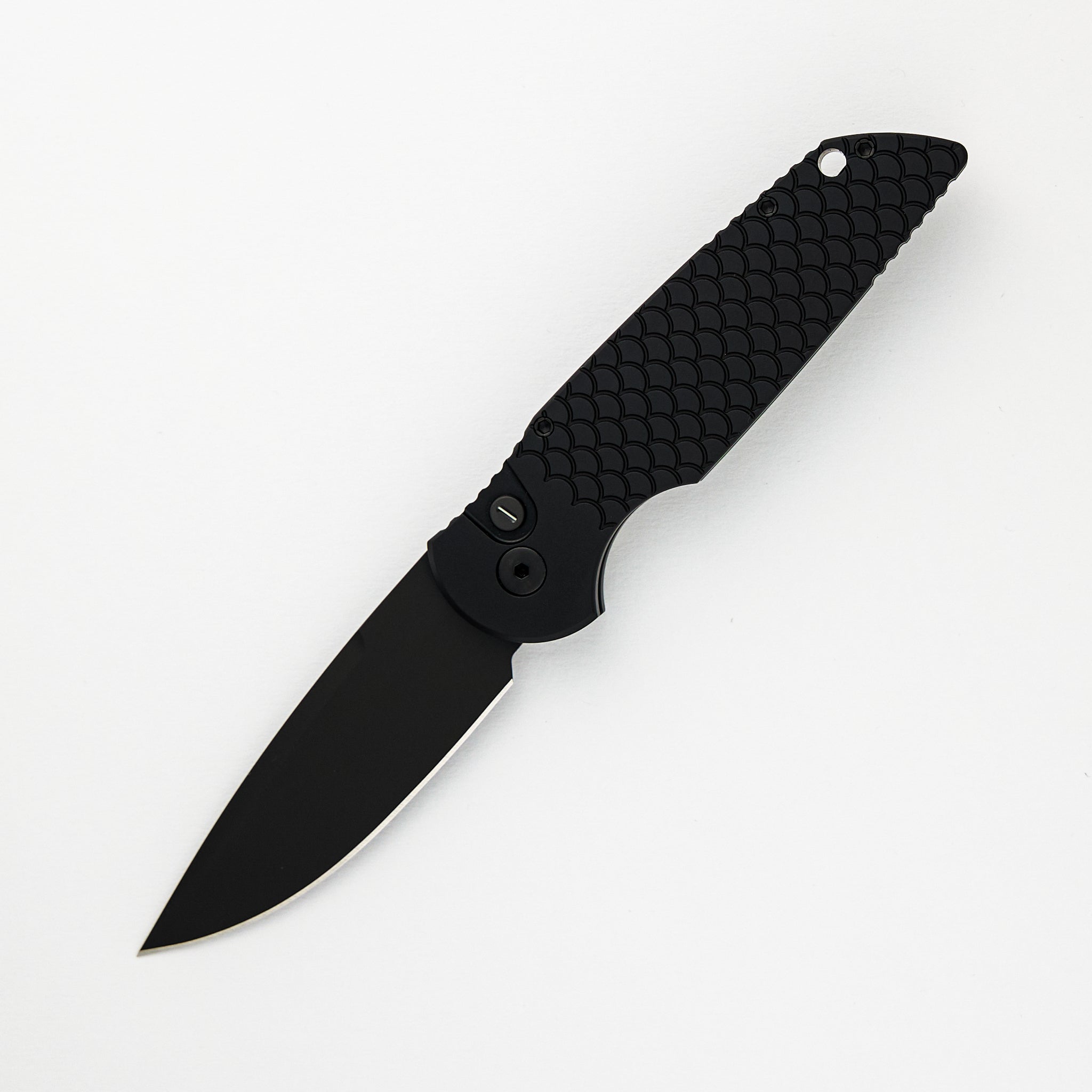 TR-3 X1 Operator - Black "Fish Scale" Handle, Black Sterile Blade, Tritium Button