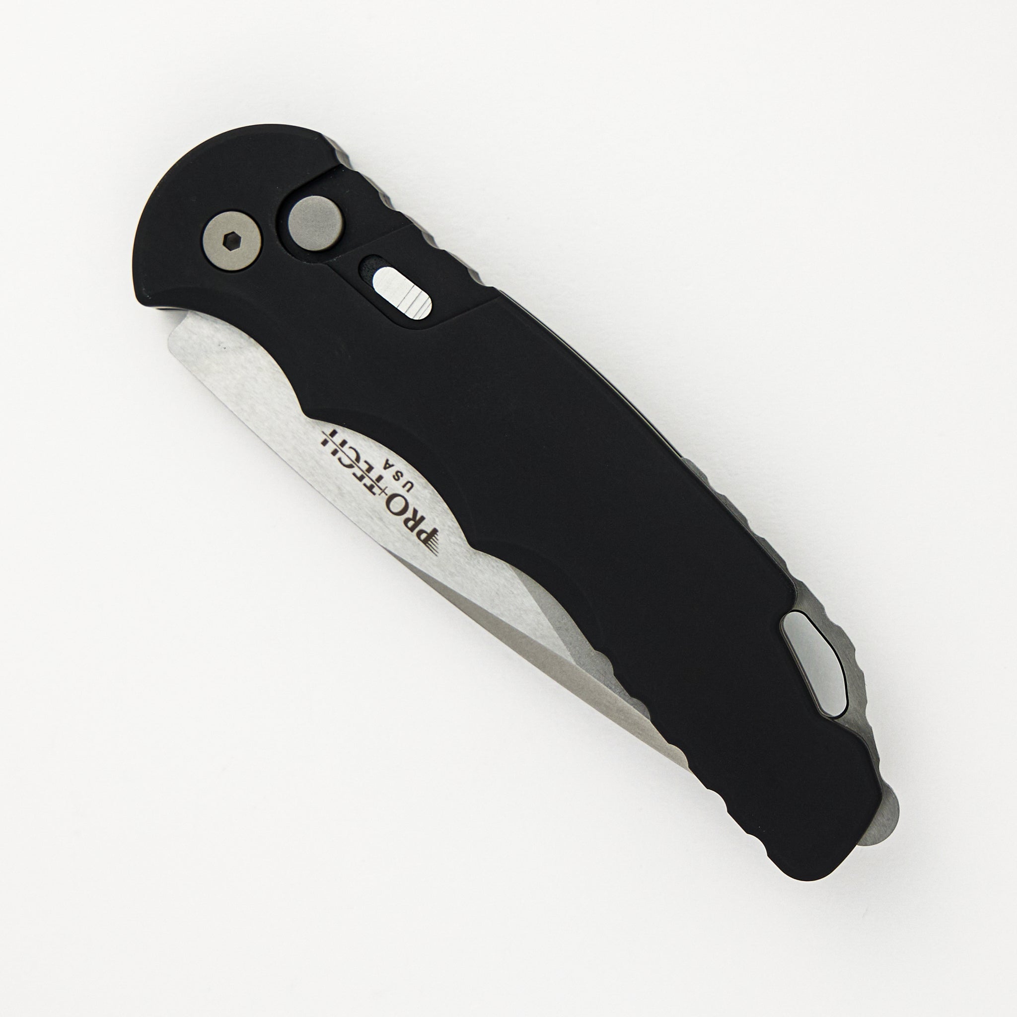 Tactical Response 4 - Black Aluminum Handle - Stonewash 154CM Blade - TR-4.1