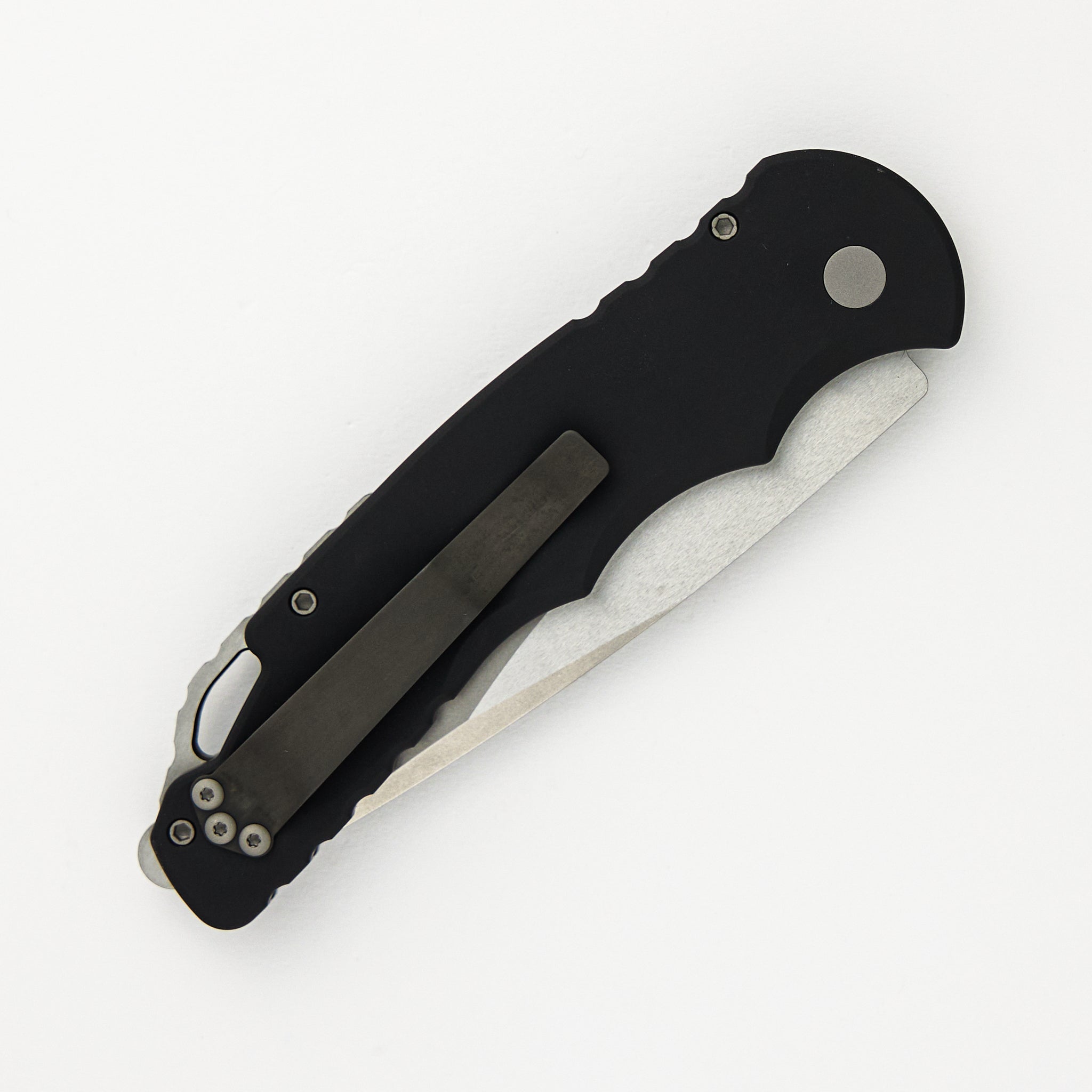 Tactical Response 4 - Black Aluminum Handle - Stonewash 154CM Blade - TR-4.1