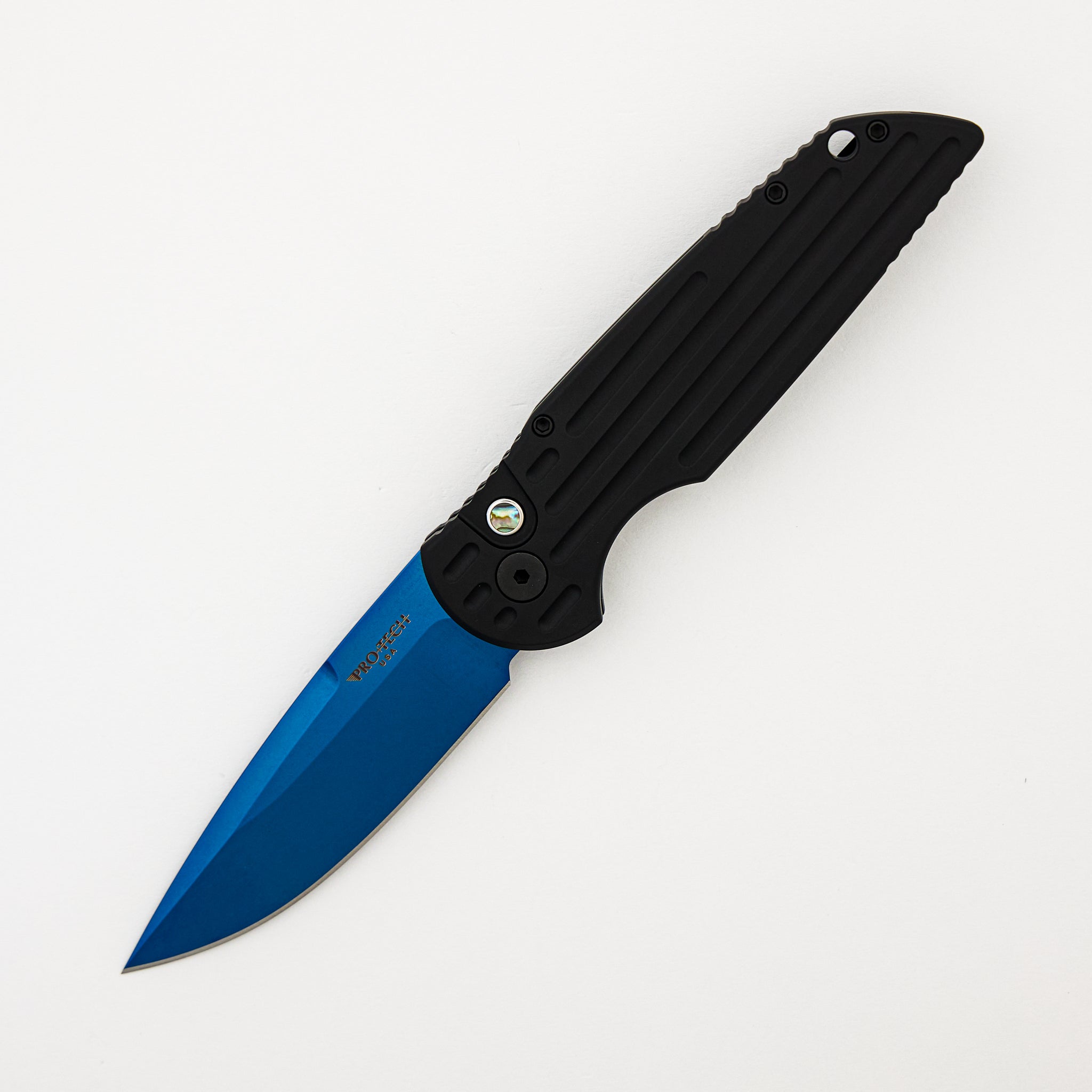 TR-3 SB MC - Tactical Response 3 - Black Aluminum Handle With Grooves