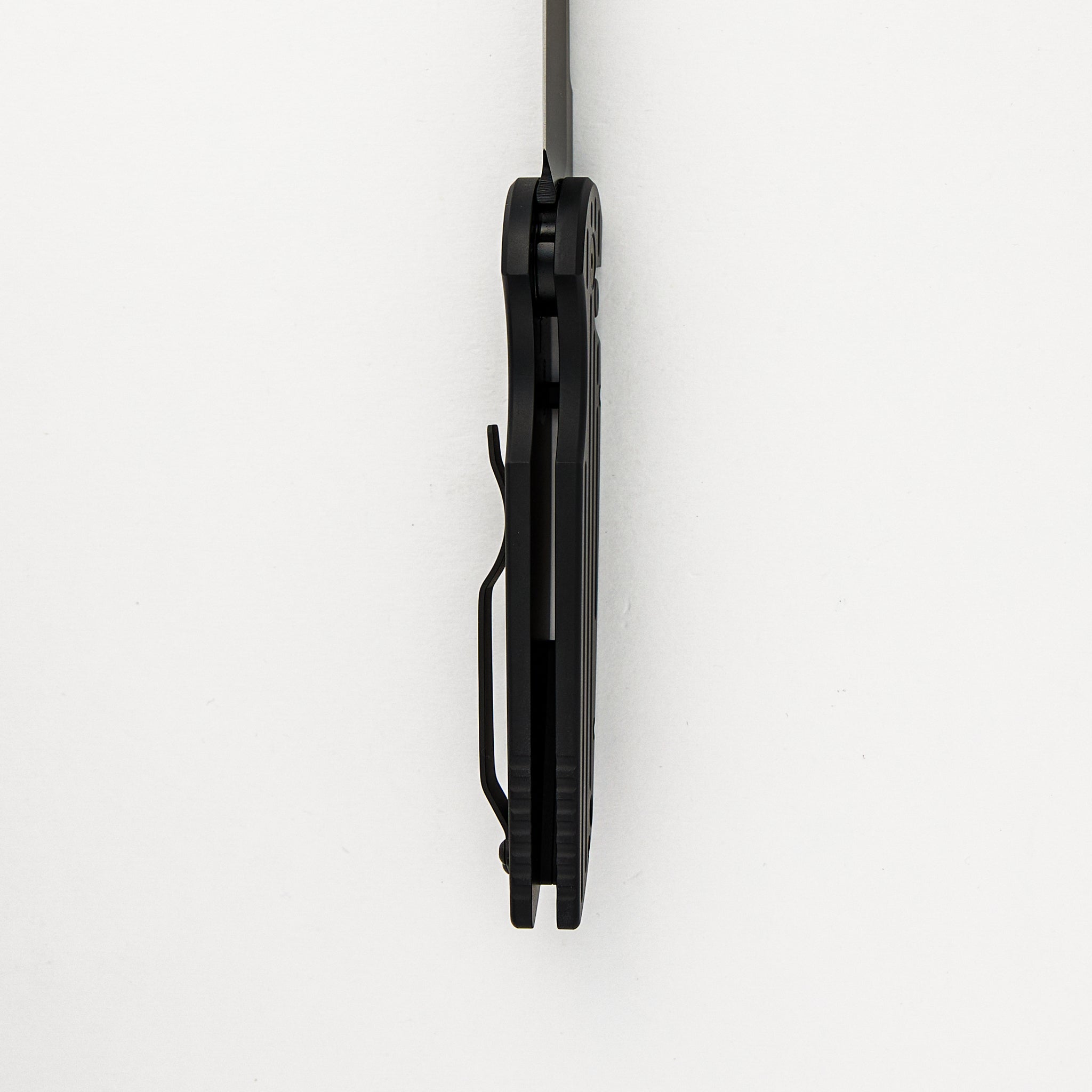 Tactical Response 3 Auto - Black Handle With Grooves - Tritium Push Button - Black Blade - Black Hardware TR3-SWAT-OPERATOR