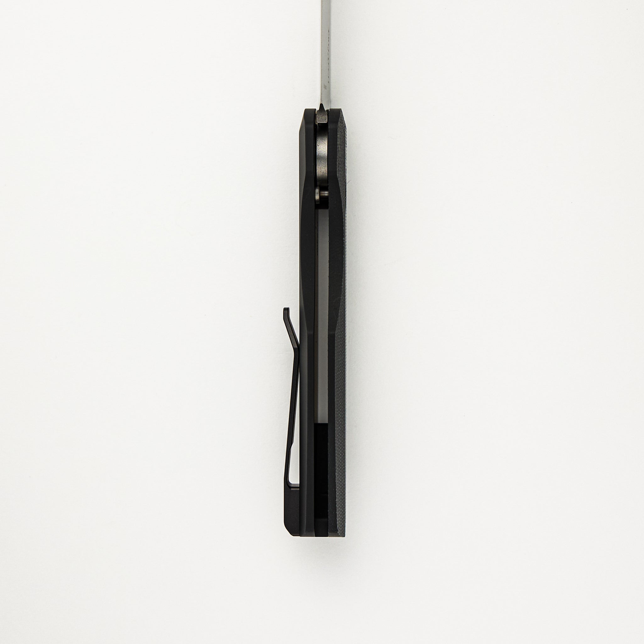Synapse - Black Aluminum Handle W/ Black Canvas Micarta Lid - Stonewash MagnaCut Blade - VERO1211-BLK MIC (Vero Design)