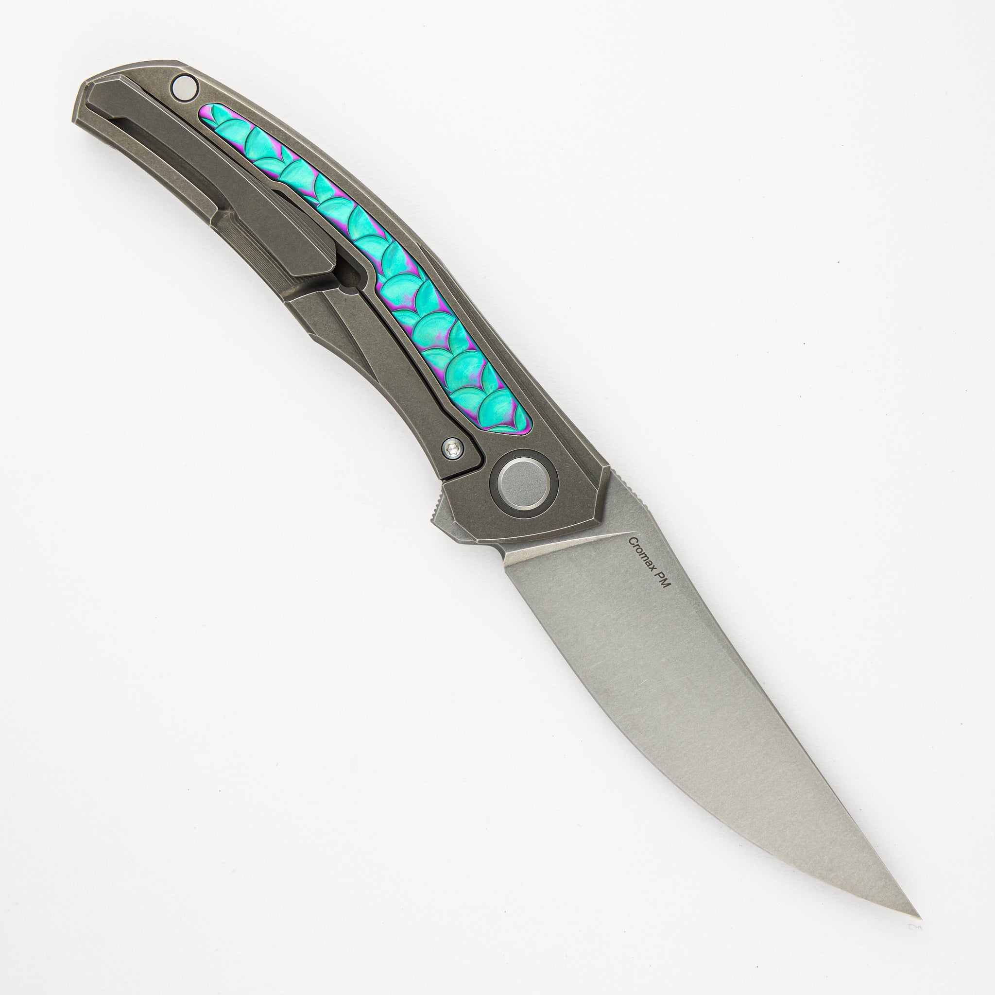 Shirogorov Knives / John Barker Quantum “Dragon” – Cromax PM Blade – MRBS - Completed