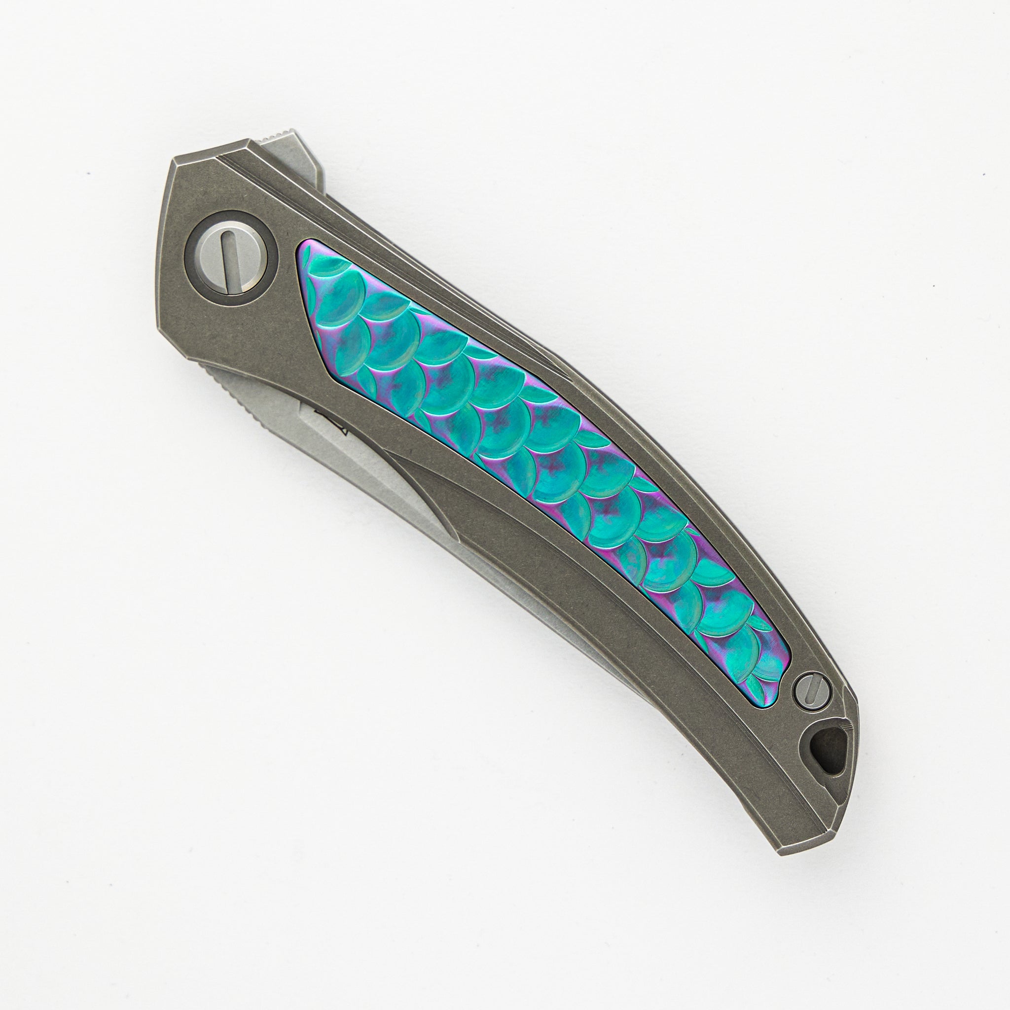 Shirogorov Knives / John Barker Quantum “Dragon” – Cromax PM Blade – MRBS - Completed