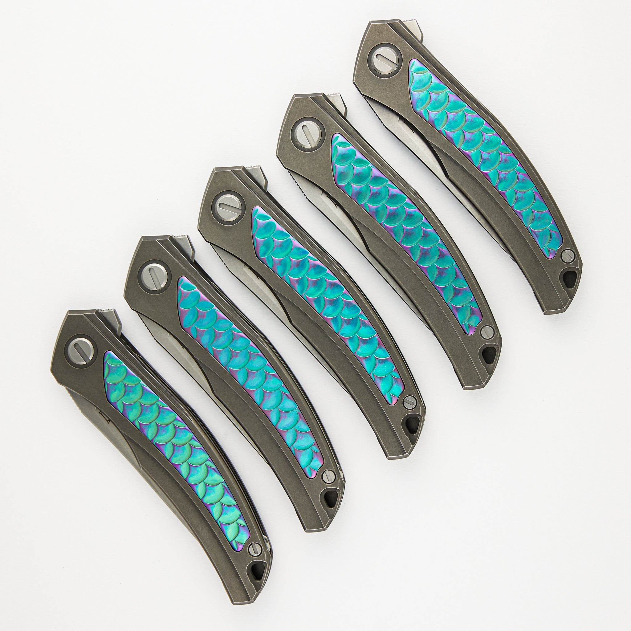 Shirogorov Knives / John Barker Quantum “Dragon” – Cromax PM Blade – MRBS - Completed