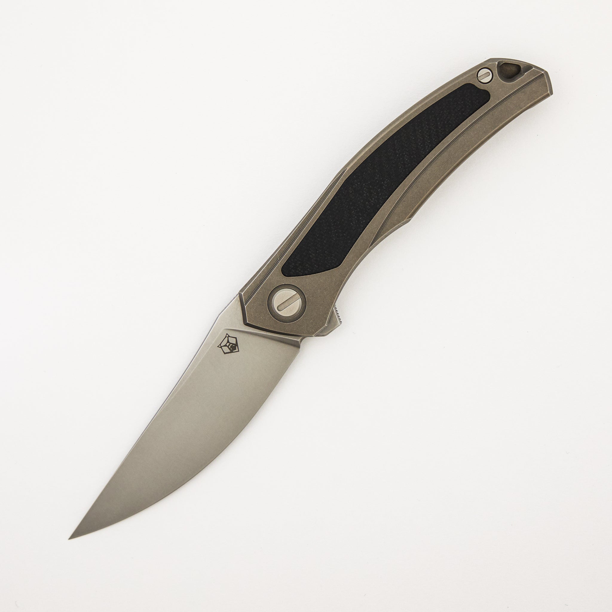 Ursus Quantum - Cromax PM Blade - Titanium Handle - Black G10 Inlay - SRBS