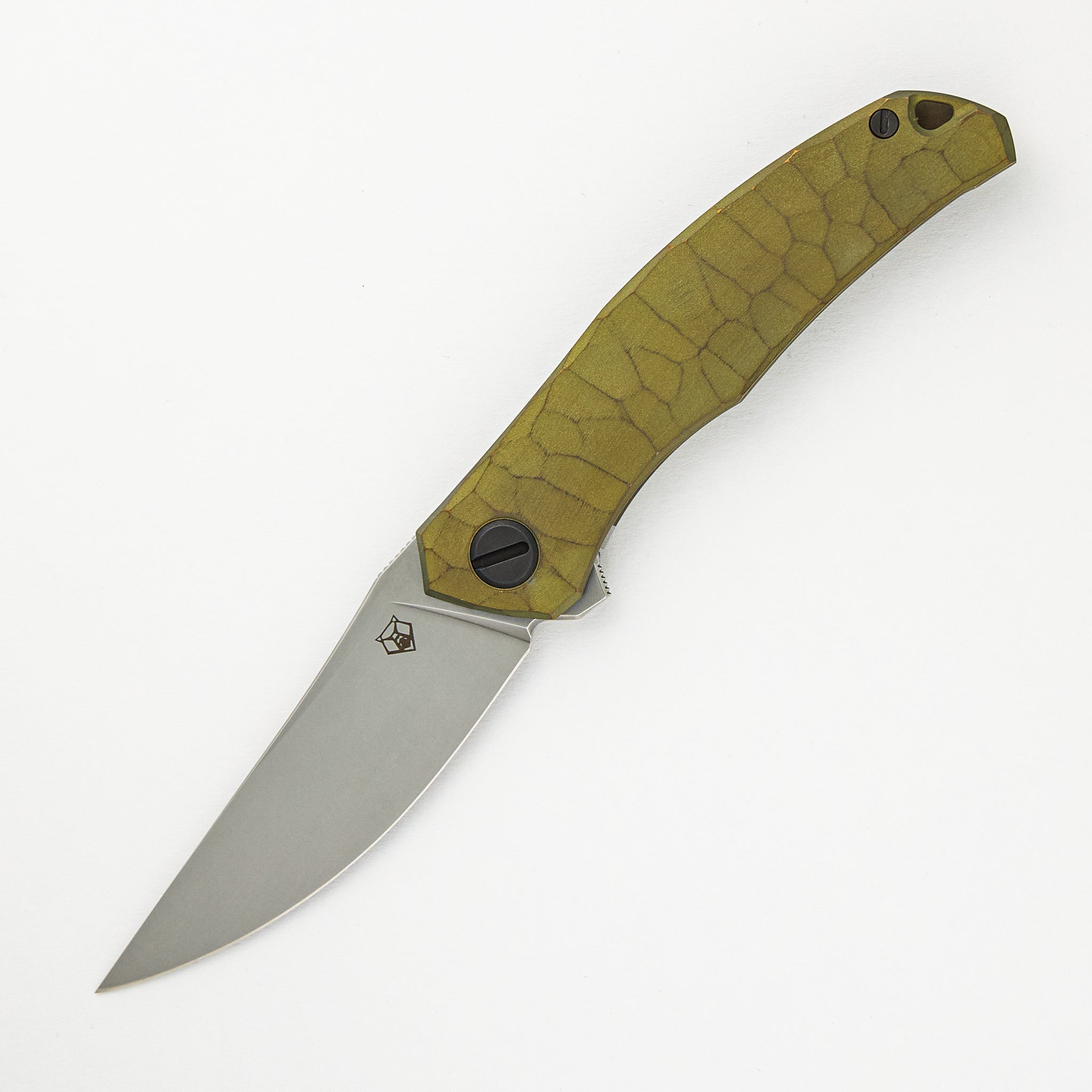 Shirogorov Knives / Rip Knives Quantum “Green Machine” – Cromax PM Blade – MRBS - Completed