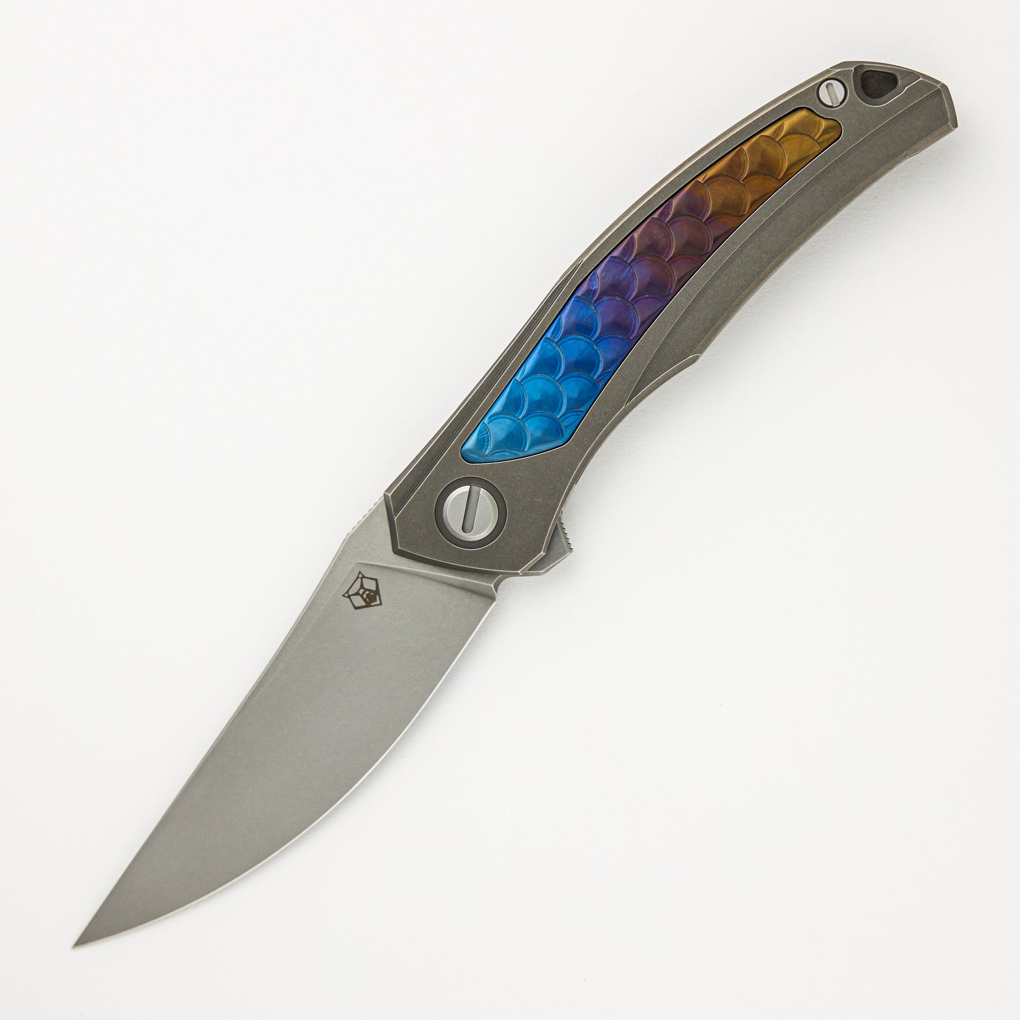 Shirogorov Knives / John Barker Quantum Dragon "Spectrum" – Cromax PM Blade – MRBS - Completed