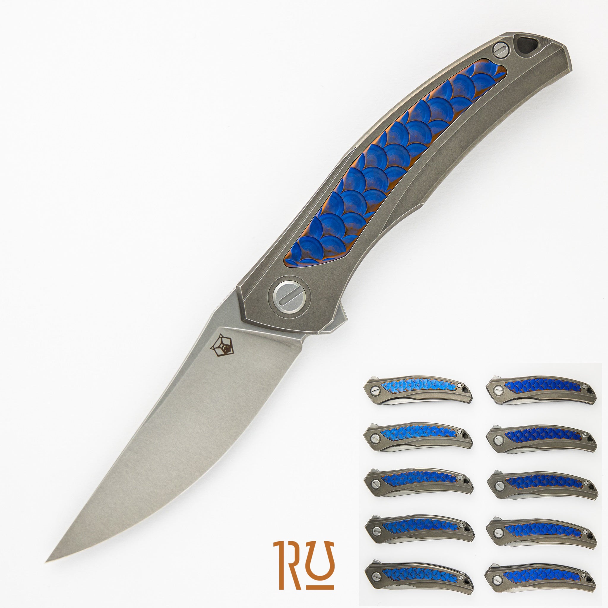 Shirogorov Knives / John Barker Quantum “Dragon” – Cromax PM Blade – MRBS