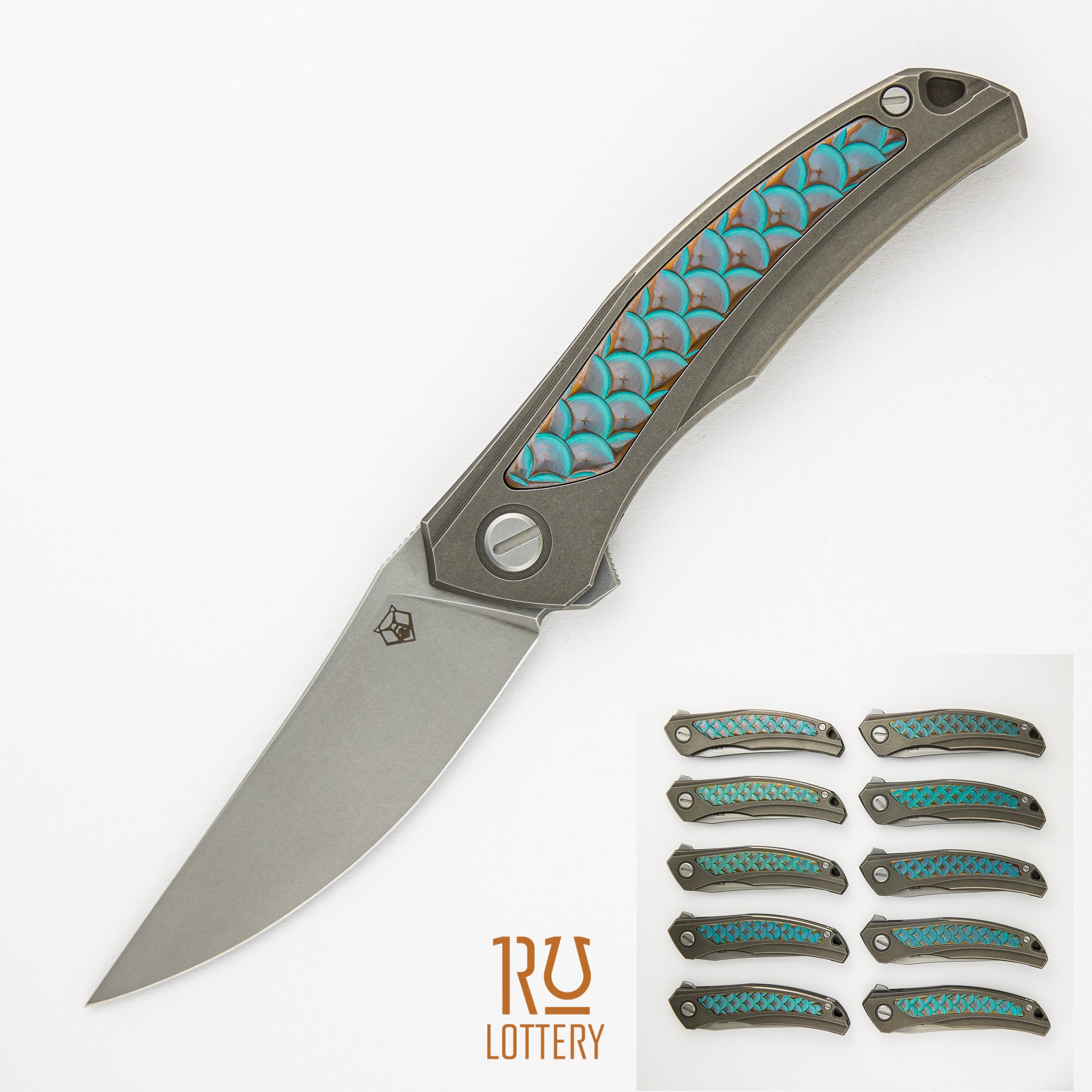 Shirogorov Knives / John Barker Quantum “Dragon” – Cromax PM Blade – MRBS