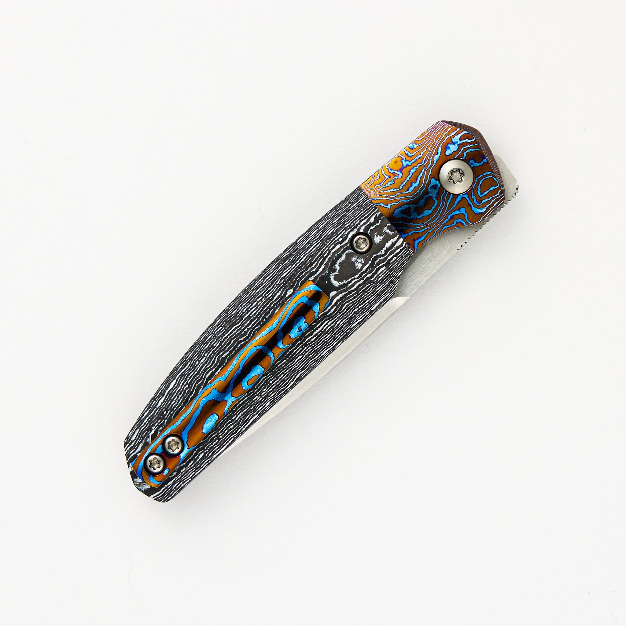 White CarboTi Caballero Front Flipper (Pattern 3) - Completed