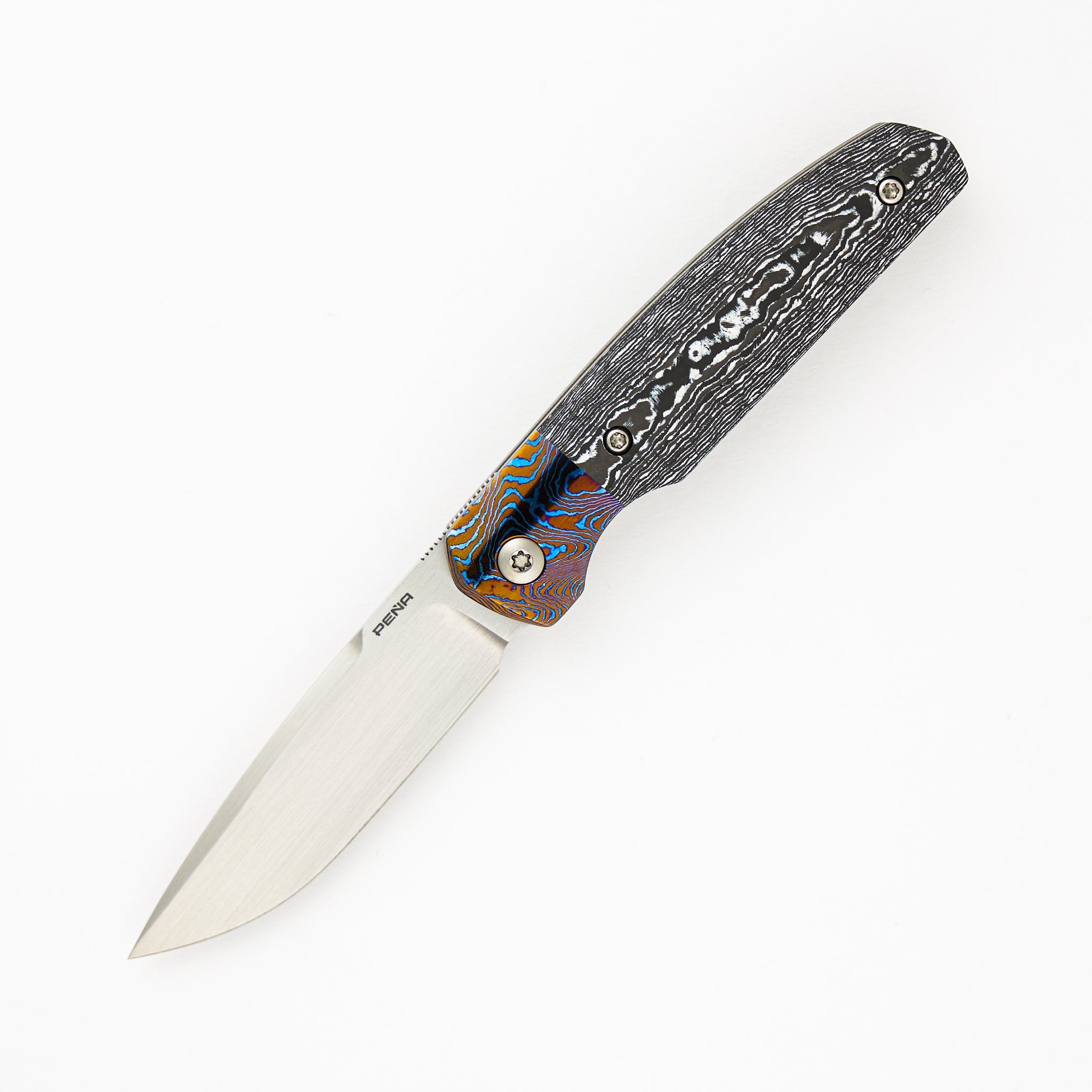 White CarboTi Caballero Front Flipper (Pattern 3) - 2024 R1 Invitational