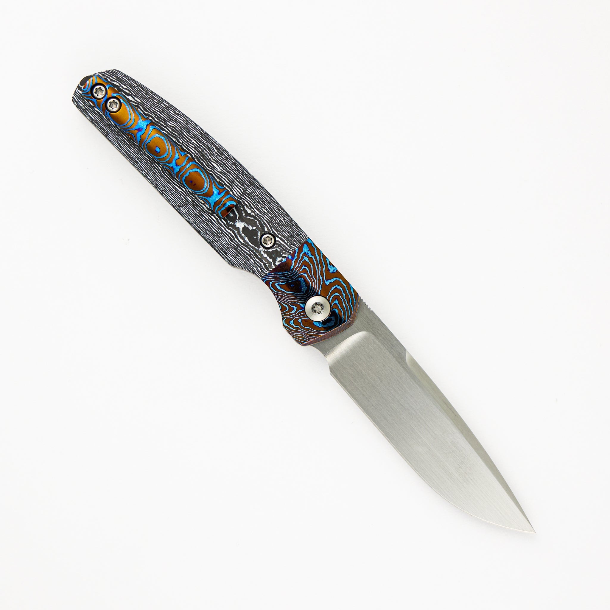 White CarboTi Caballero Front Flipper (Pattern 1) - Completed