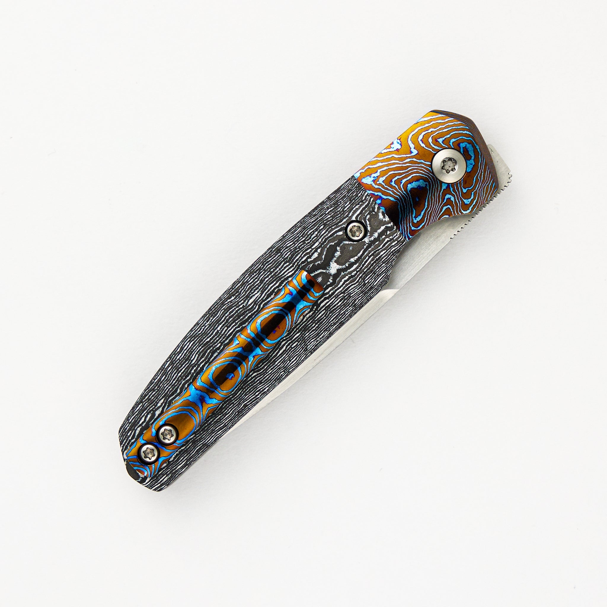 White CarboTi Caballero Front Flipper (Pattern 1) - Completed