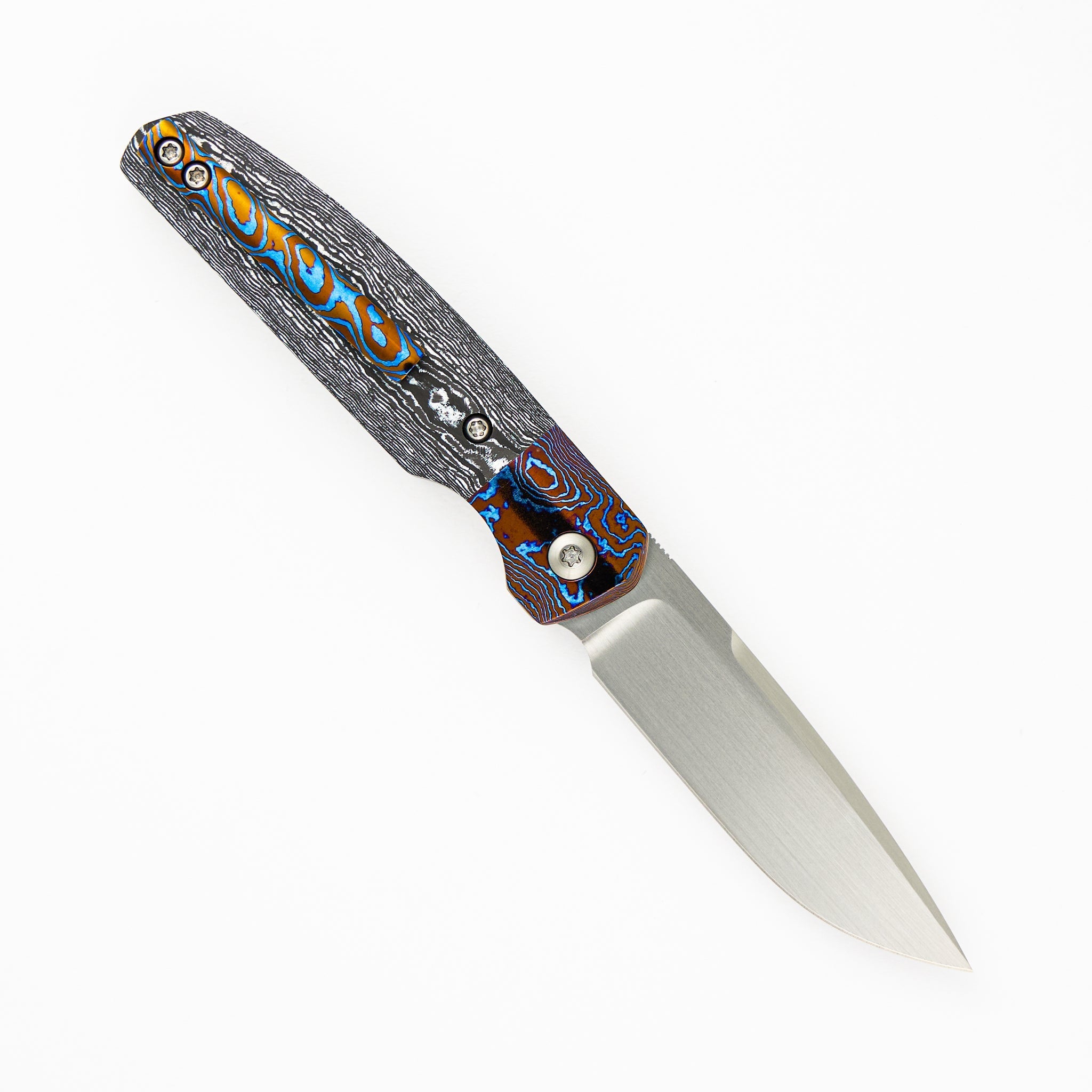 White CarboTi Caballero Front Flipper (Pattern 2) - Completed