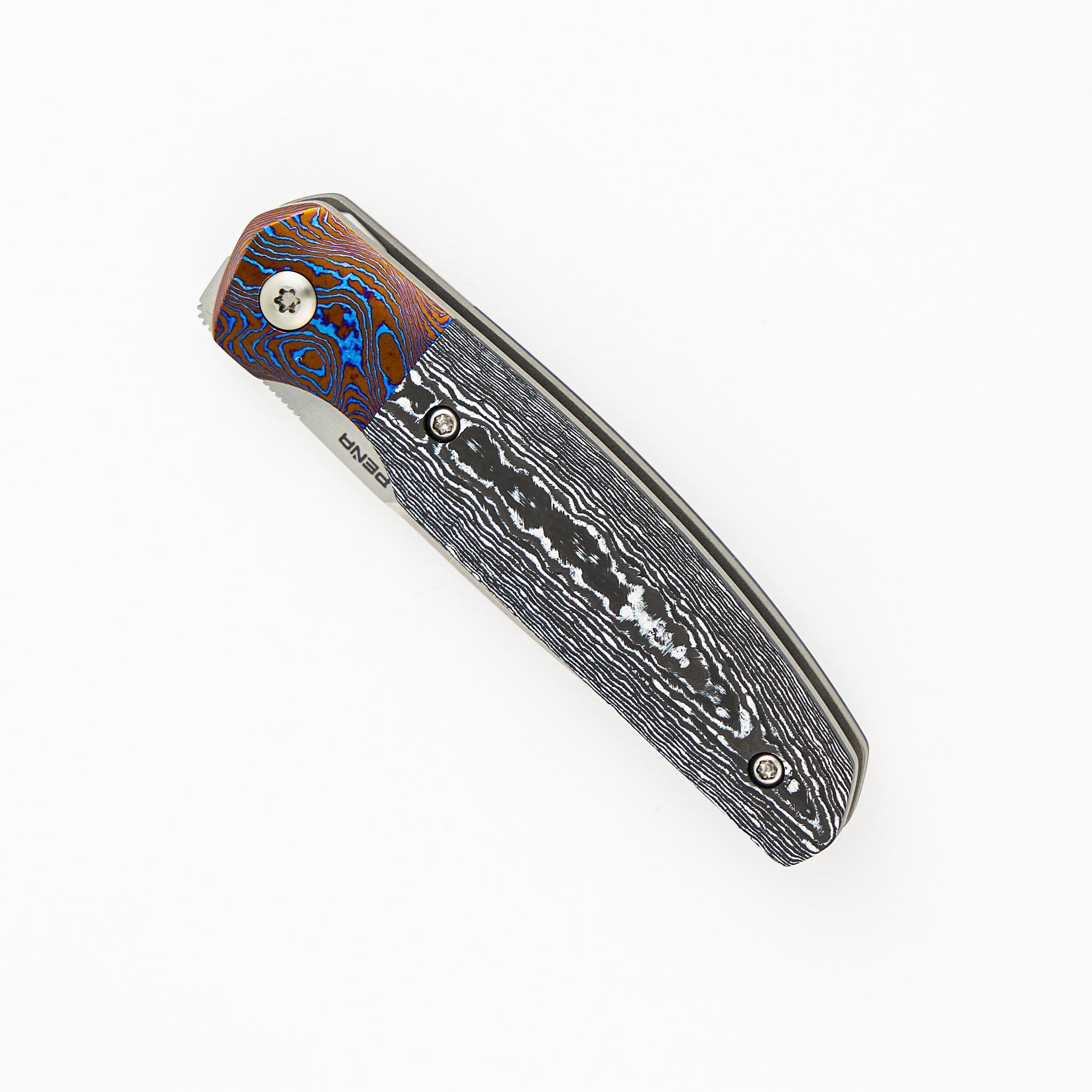 White CarboTi Caballero Front Flipper (Pattern 2) - Completed